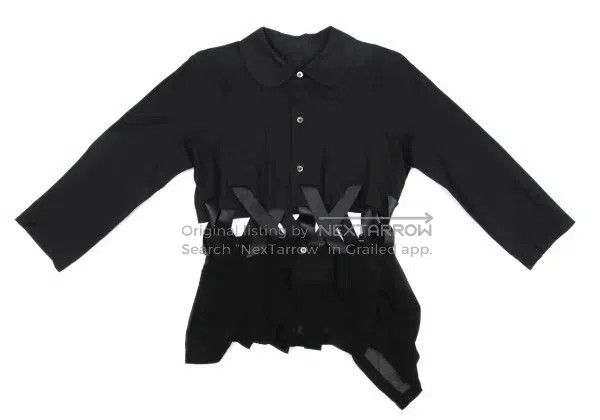Comme des Garcons Comme Des Garcons Black vintage laced top Size S / US 4 / IT 40 - 2 Thumbnail