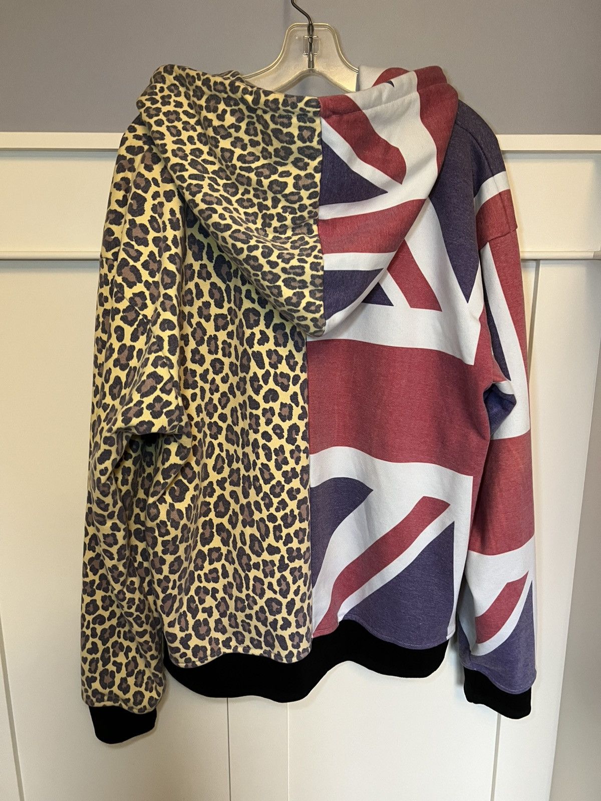 Other 2001 Odyssey Union jack / cheetah split zip-up hoodie Size US XL / EU 56 / 4 - 2 Thumbnail