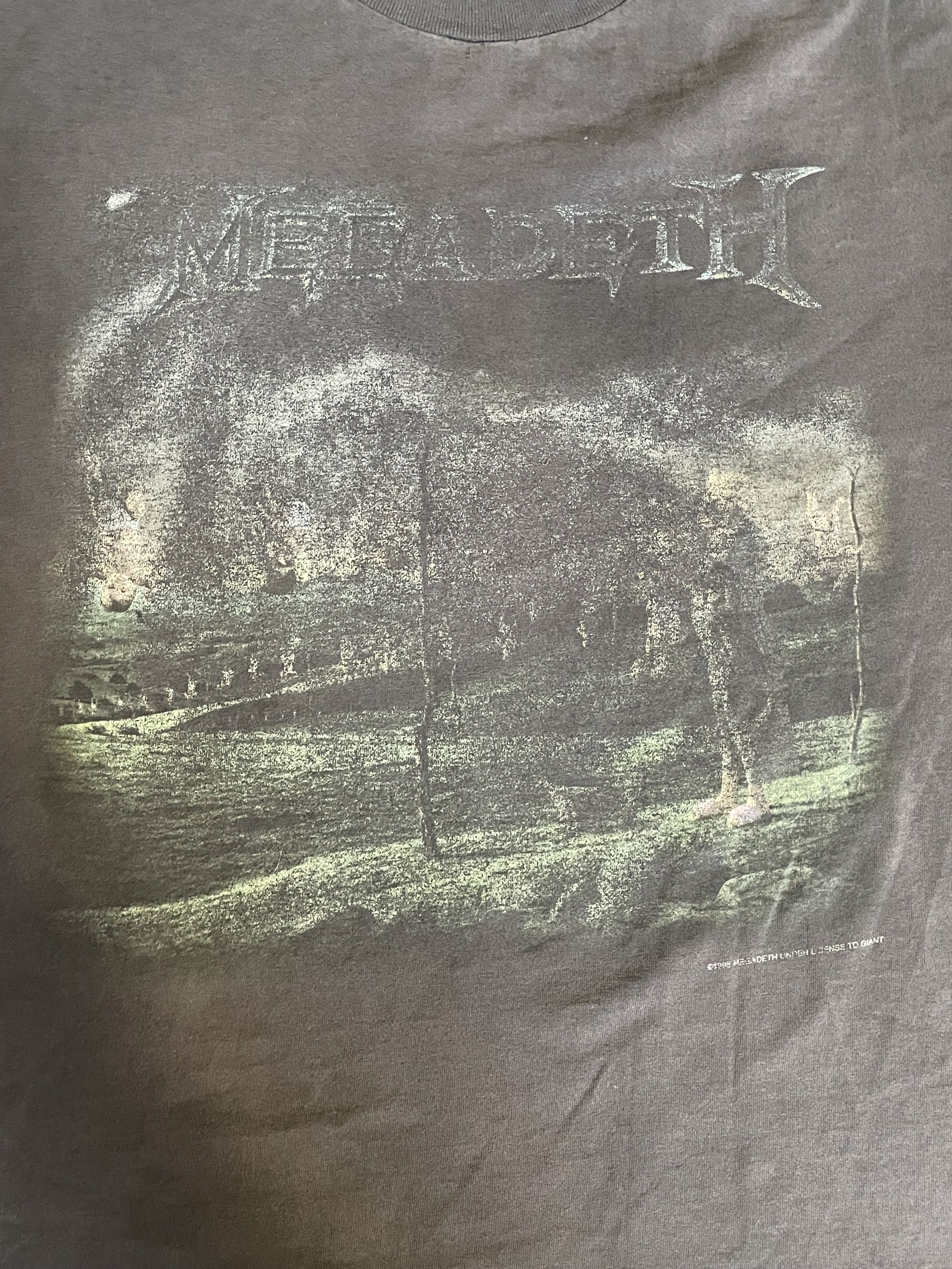Vintage 1995 MEGADETH GRAIL Size US XL / EU 56 / 4 - 6 Thumbnail