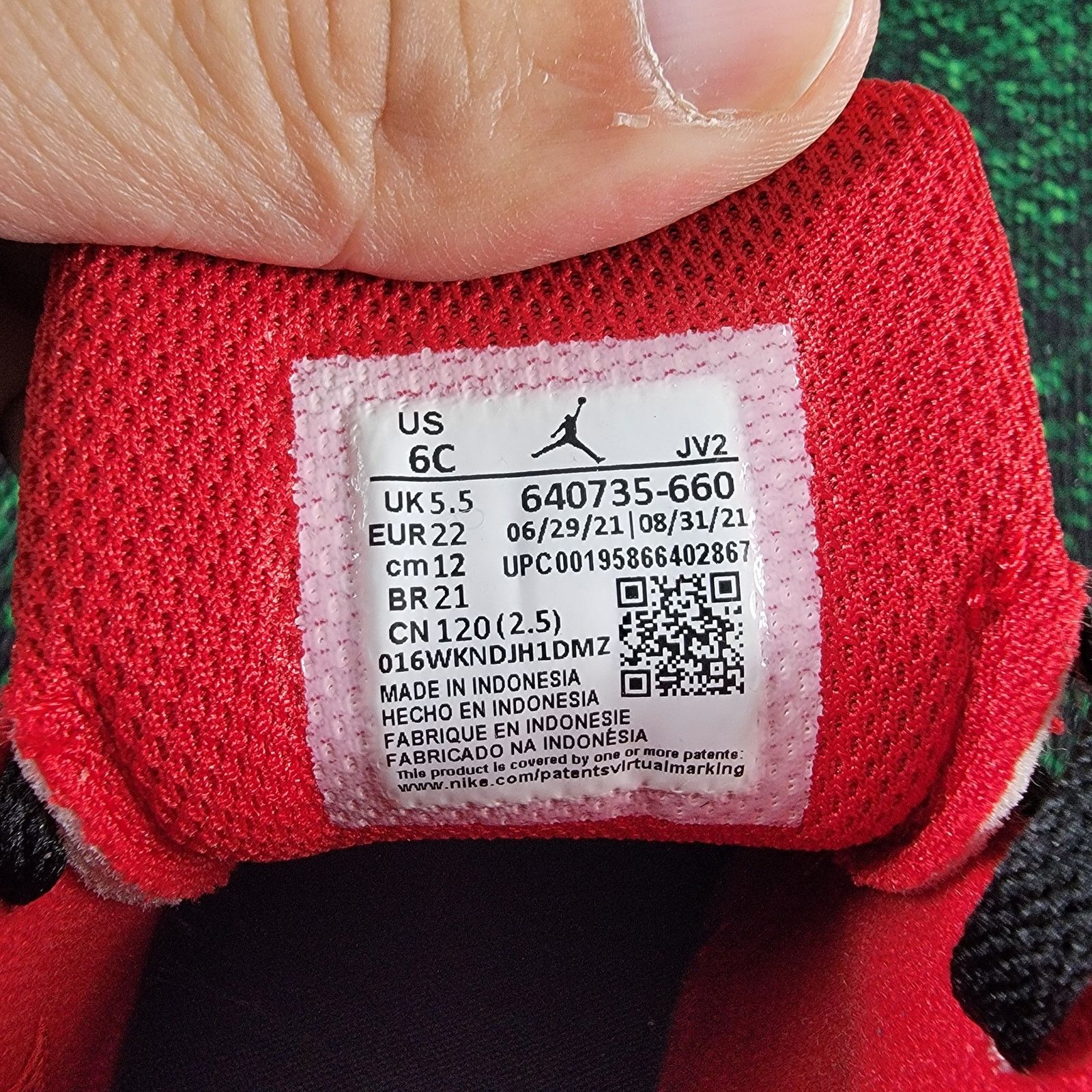 Nike Toddler's Jordan 1 Mid Reverse Bred Gym Red/Black-White Sz 6 Size US 6 / EU 39 - 6 Thumbnail