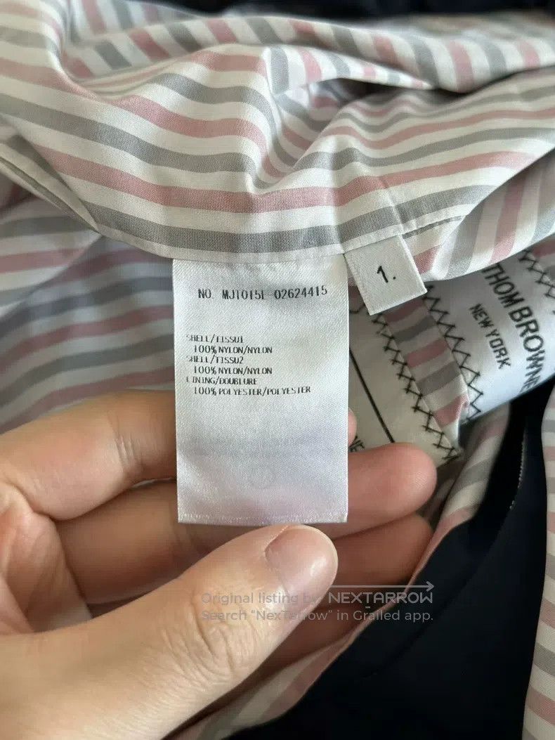 Thom Browne Thom Browne Windbreaker Jacket Size US S / EU 44-46 / 1 - 4 Thumbnail