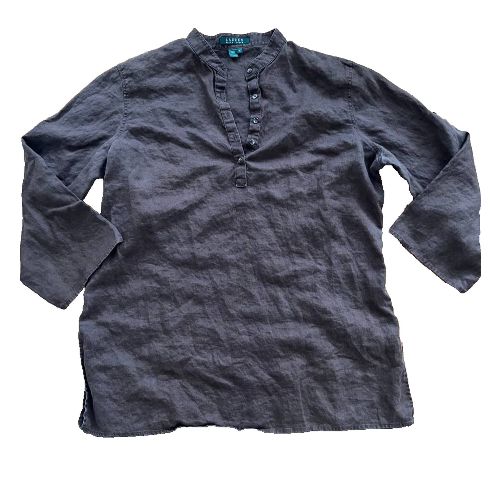 Lauren Ralph Lauren Ralph Lauren linen pullover shirt 3/4 sleeve XL A001860 Size XL / US 12-14 / IT 48-50 - 1 Thumbnail