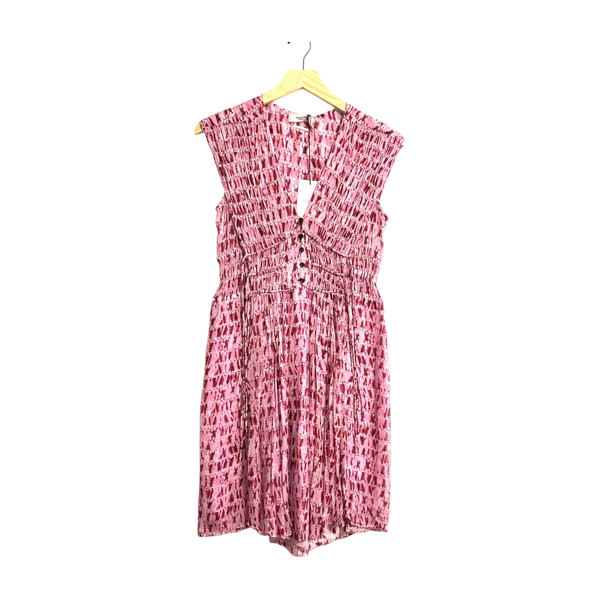 Isabel Marant Etoile Isabel Marant Etolie Segun Tie Dye Mini Dress In Red, Size Size XS / US 0-2 / IT 36-38 - 1 Thumbnail