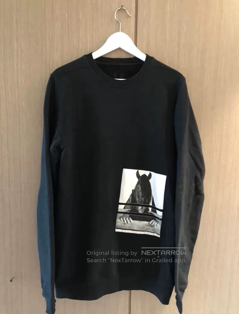Rick Owens Rick Owens Remy Martin Patch Fleece Sweatshirt Size US M / EU 48-50 / 2 - 1 Thumbnail