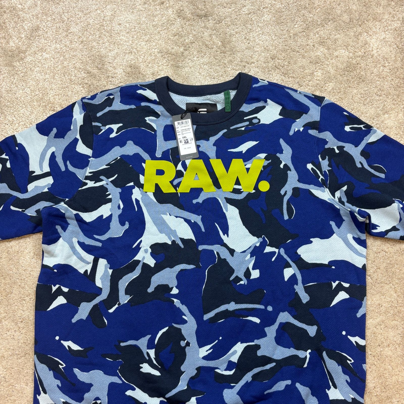 G-Star NWT G-Star Raw Camo Raw Yoichi Crew Sweatshirt Men's 2XL Size US XXL / EU 58 / 5 - 2 Thumbnail