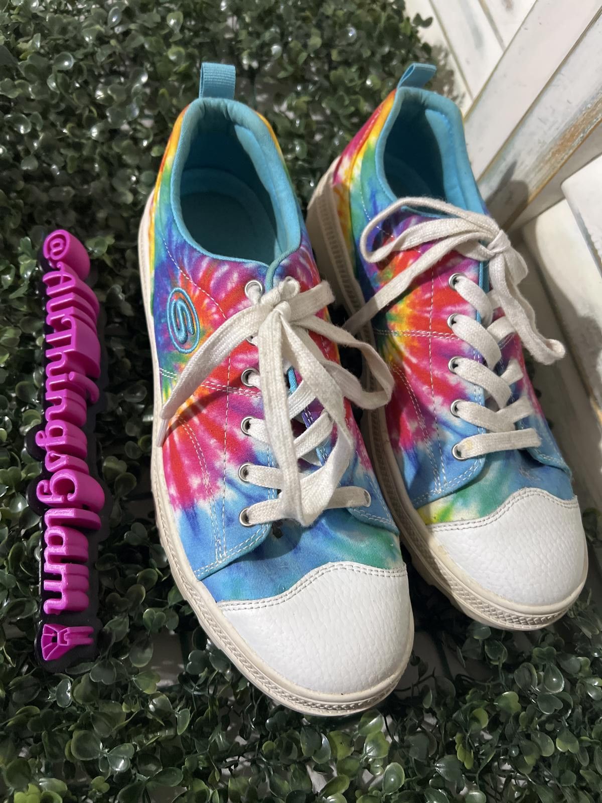 SKECHERS Skechers Roadies berkeley blocks Tie-Dye chunky Sneakers Size US 10 / EU 43 - 4 Thumbnail