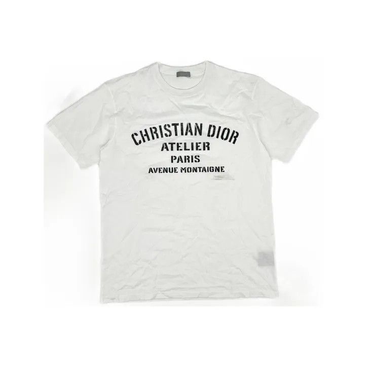Dior Dior Atelier White Letter Print T-Shirt 0079-2507