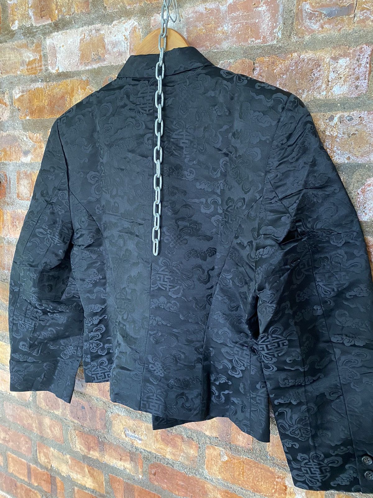 Comme des Garcons SS1991 SILK CDG NOIR chinese manuscript hologram symbol Size M / US 6-8 / IT 42-44 - 14 Thumbnail