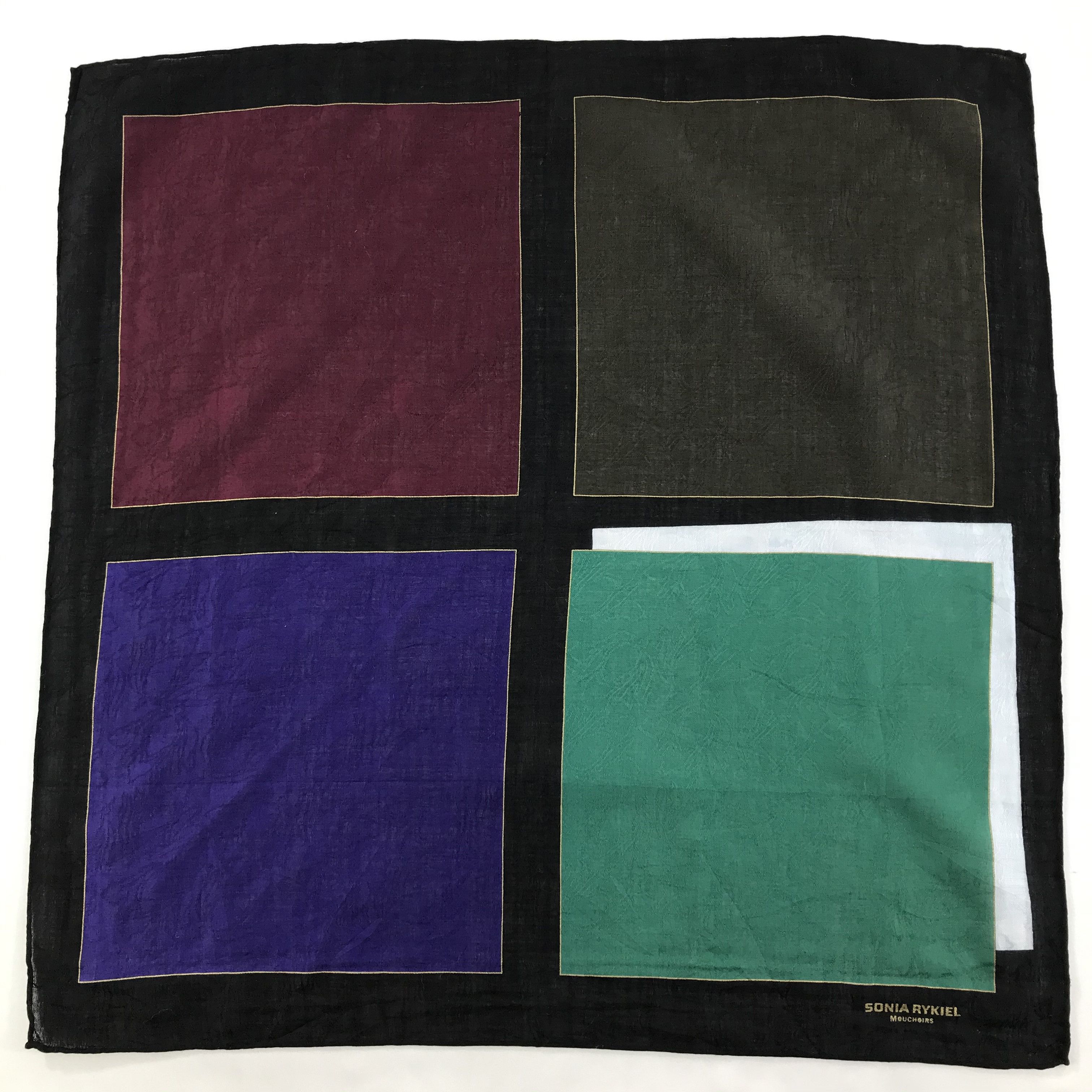 Sonia Rykiel × Vintage Sonia Rykiel Bandana / Handkerchief / Neckerchief - S1544 Size ONE SIZE - 1 Thumbnail