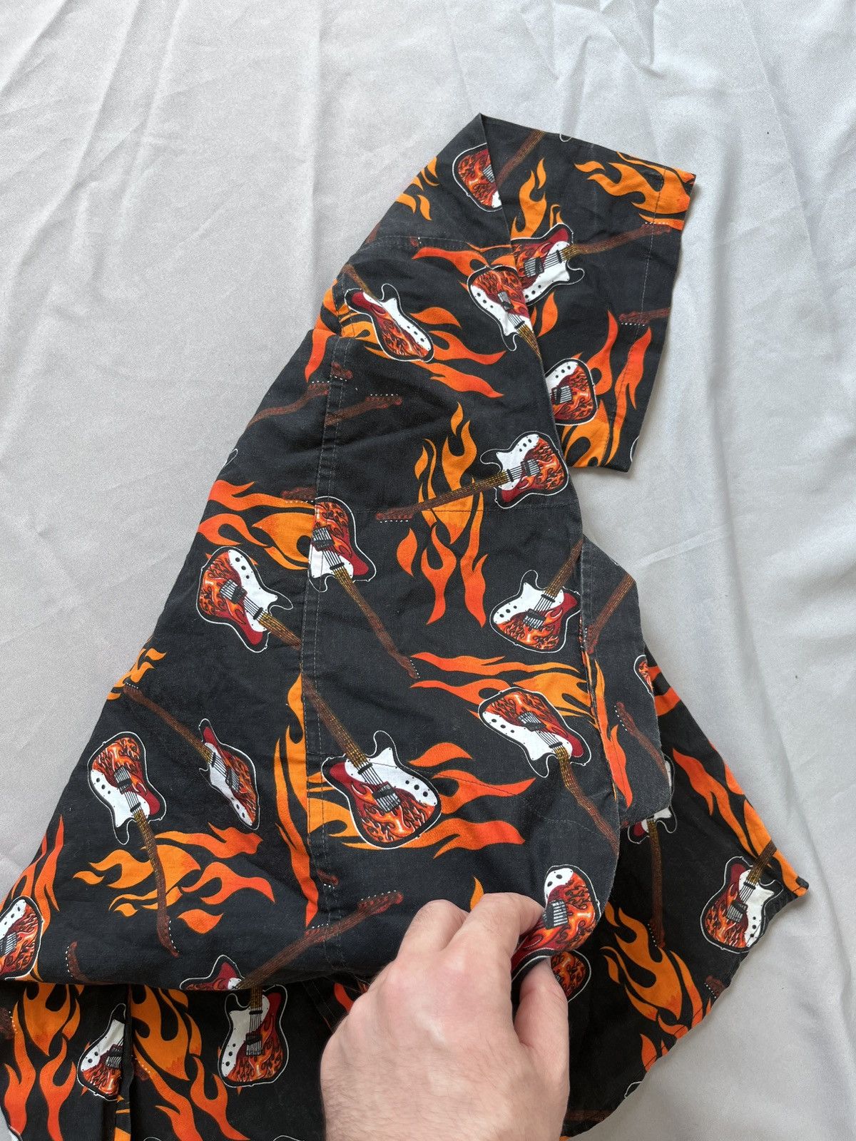 Other Flame and Guitars Crazy Short Sleeve Summer Shirt Size US L / EU 52-54 / 3 - 10 Thumbnail