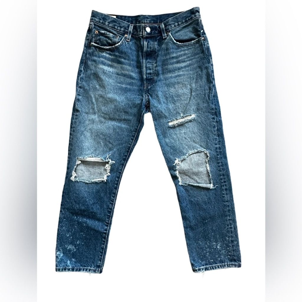 Levi's Levi’s 501 BIG E Premium Denim Distressed Jean Blue Men 29. Size US 29 - 16 Thumbnail