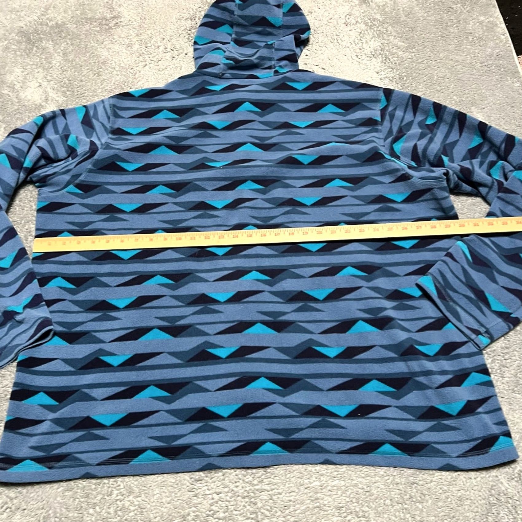 Duluth Trading Company Duluth Trading Fleece Mens 3XL Full Zip Blue Aztec Hoodie Relaxed Fit Blues Mens 3XL Blue Aztec Hoodie Duluth Trading Co. Shirt Size US XXL / EU 58 / 5 - 6 Thumbnail