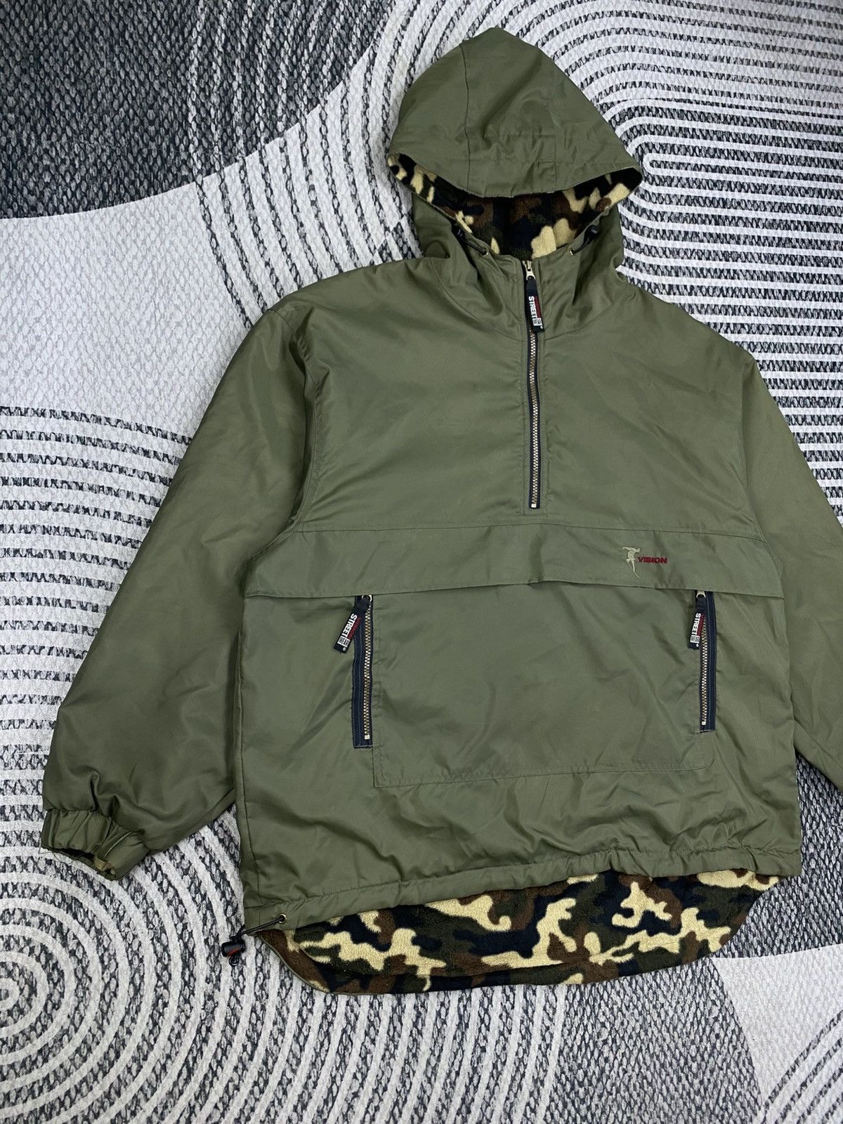 Vision Streetwear 🔥Vision Street Wear Pullover Anorak Camouflage Lining Jacket Size US XL / EU 56 / 4 - 2 Thumbnail
