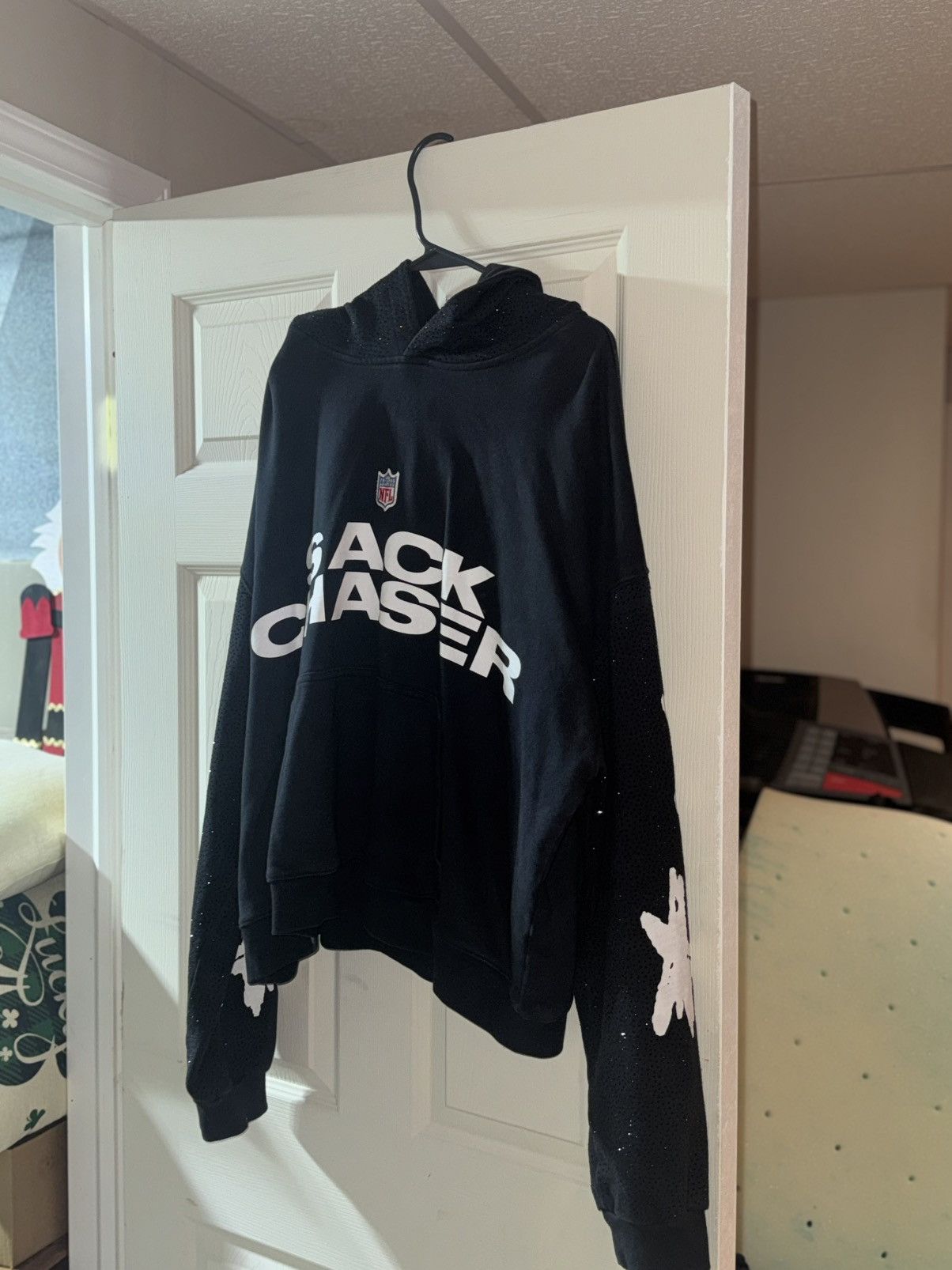 Other y2k sack chaser nfl custom rhinestone hoodie Size US XL / EU 56 / 4 - 10 Thumbnail