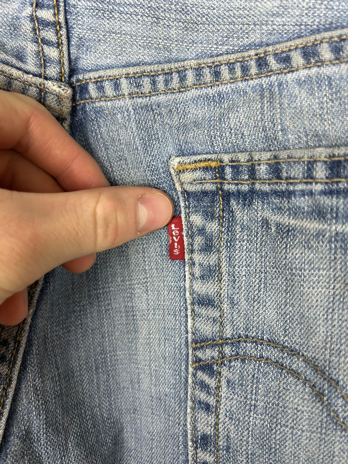Levi's Vintage Clothing × Vintage Vintage 00s Levi’s 527 Boocut Flare Jeans Size US 34 / EU 50 - 4 Thumbnail