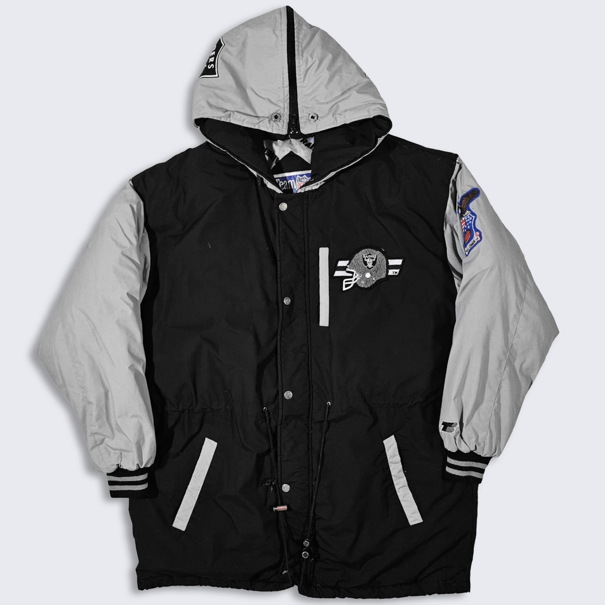 Los Angeles Raiders Vintage 90s Triple FAT Goose Down Jacket