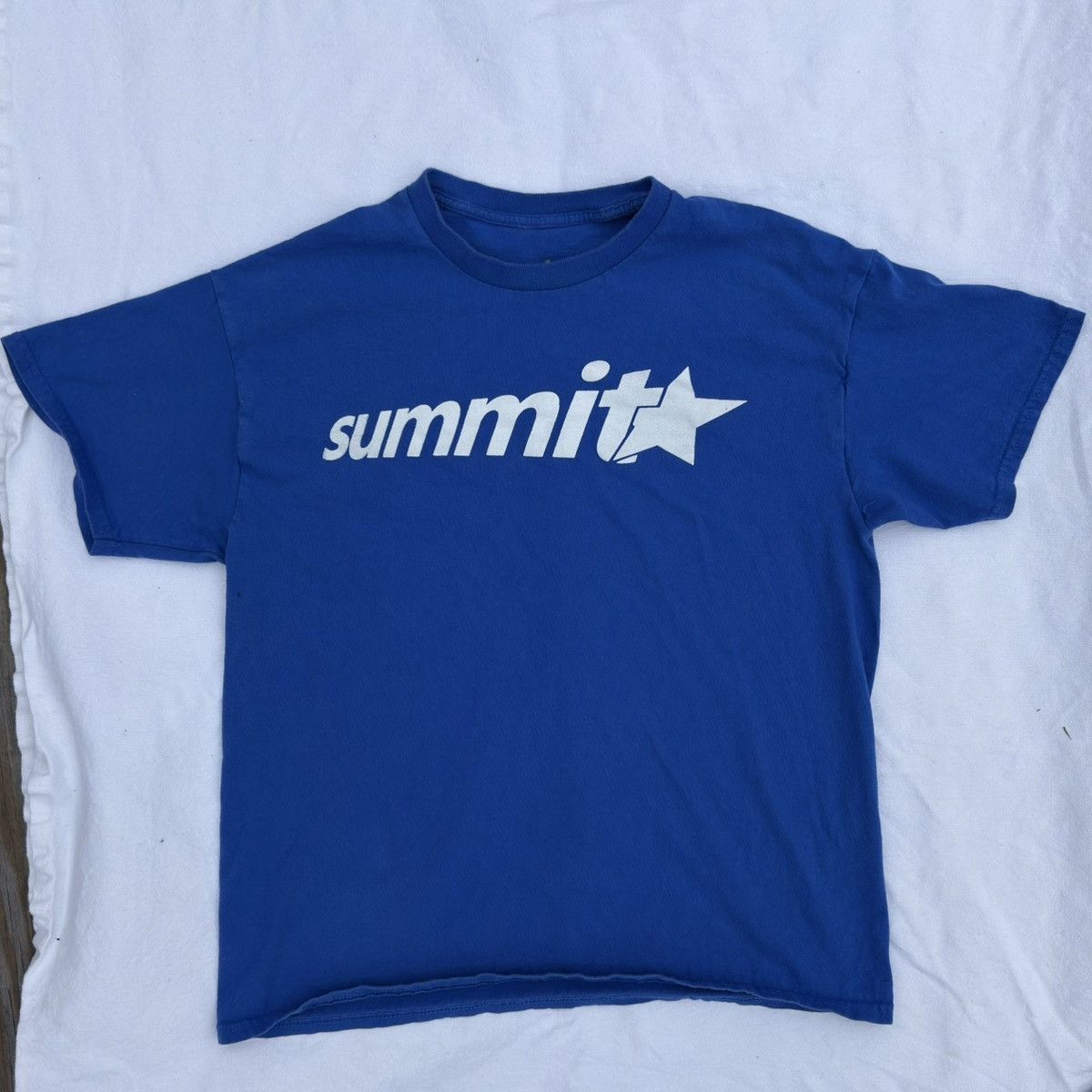Japanese Brand × Vintage Blue Summit graphic T-shirt Size US L / EU 52-54 / 3 - 1 Thumbnail