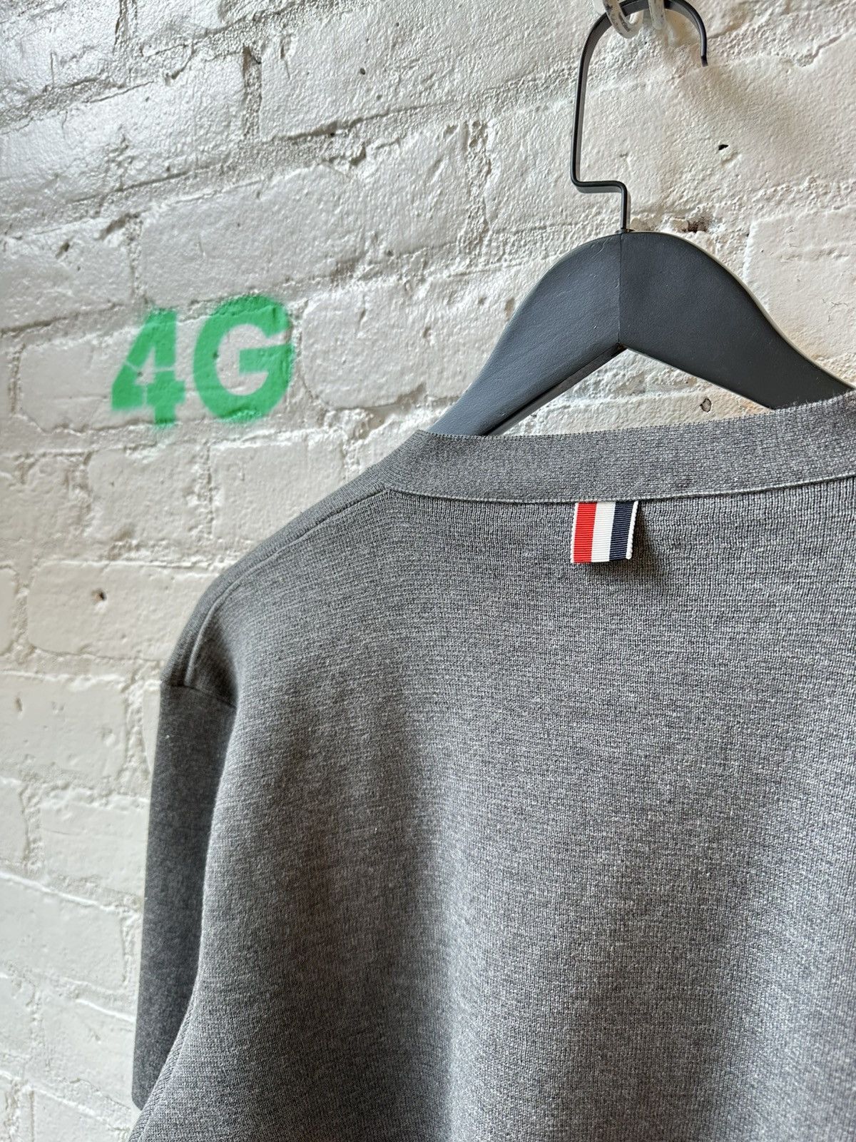 Thom Browne THOM BROWNE BUTTON UP SWEATER Size US L / EU 52-54 / 3 - 6 Thumbnail