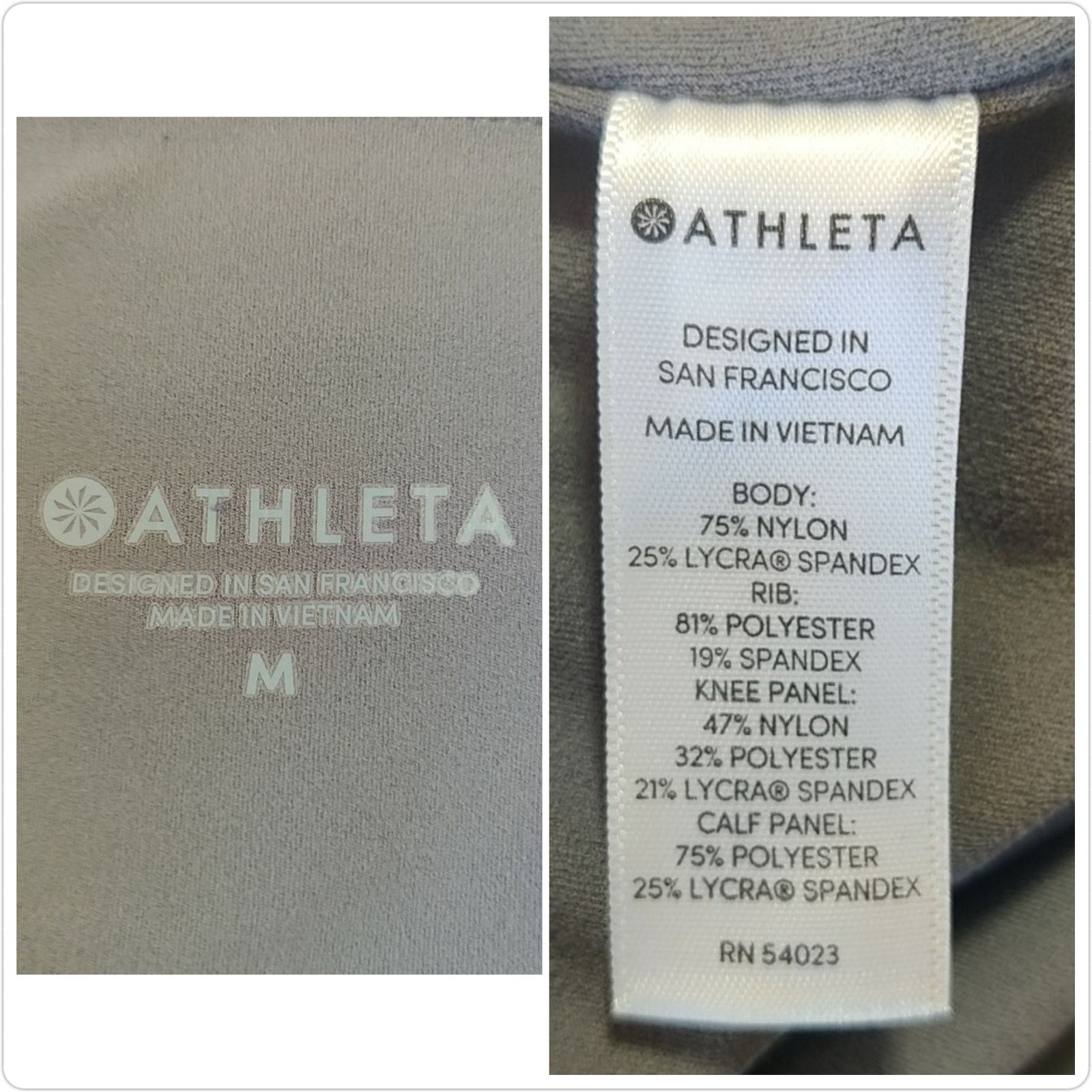 Athleta Athleta Women’s Salutation Modblock 7/8 Tights sz M Size 30" / US 8 / IT 44 - 8 Thumbnail