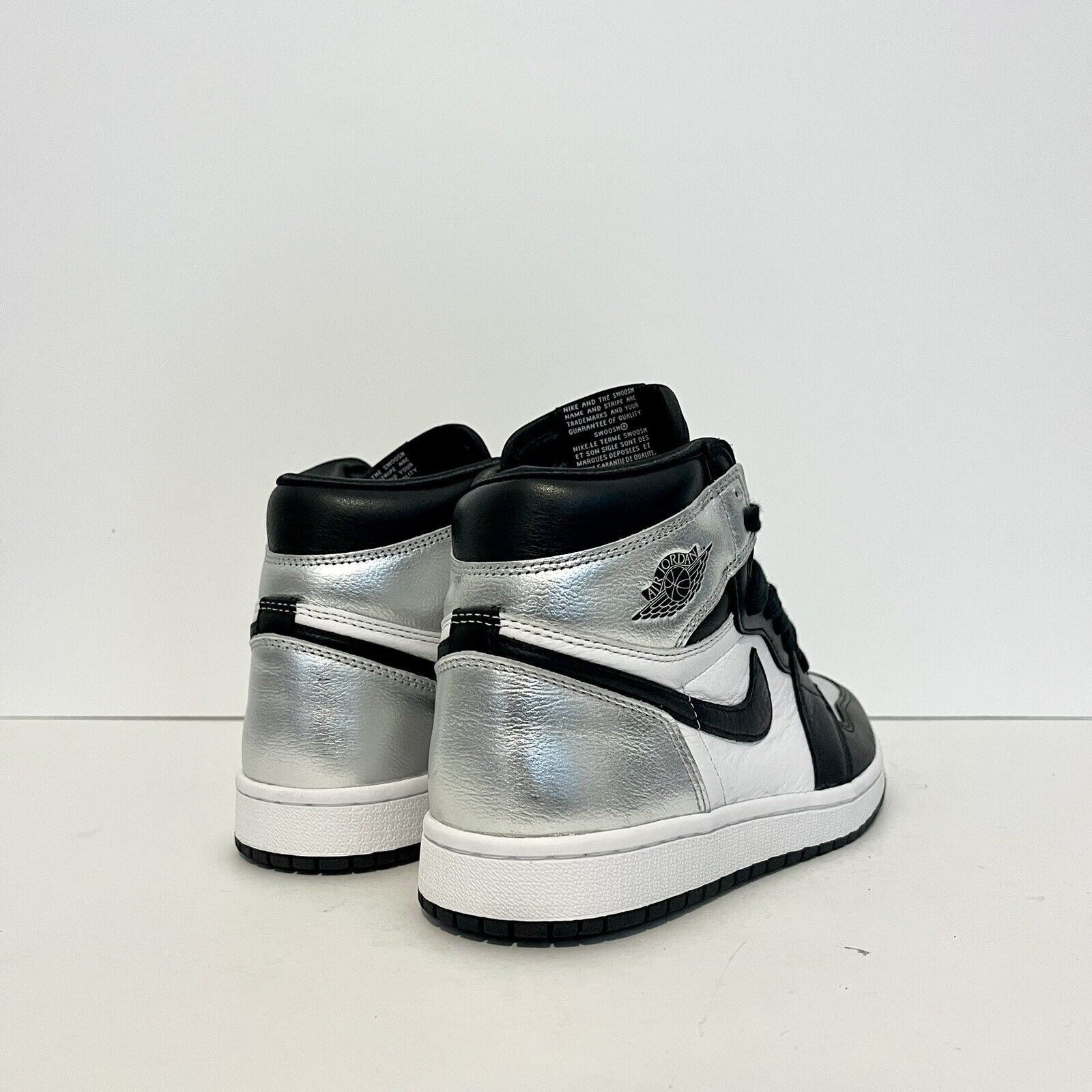 Jordan Brand 2020 Nike Air Jordan 1 Retro Hi Silver Toe CD0461 001 VNDS Size US 6.5 / IT 36.5 - 4 Thumbnail