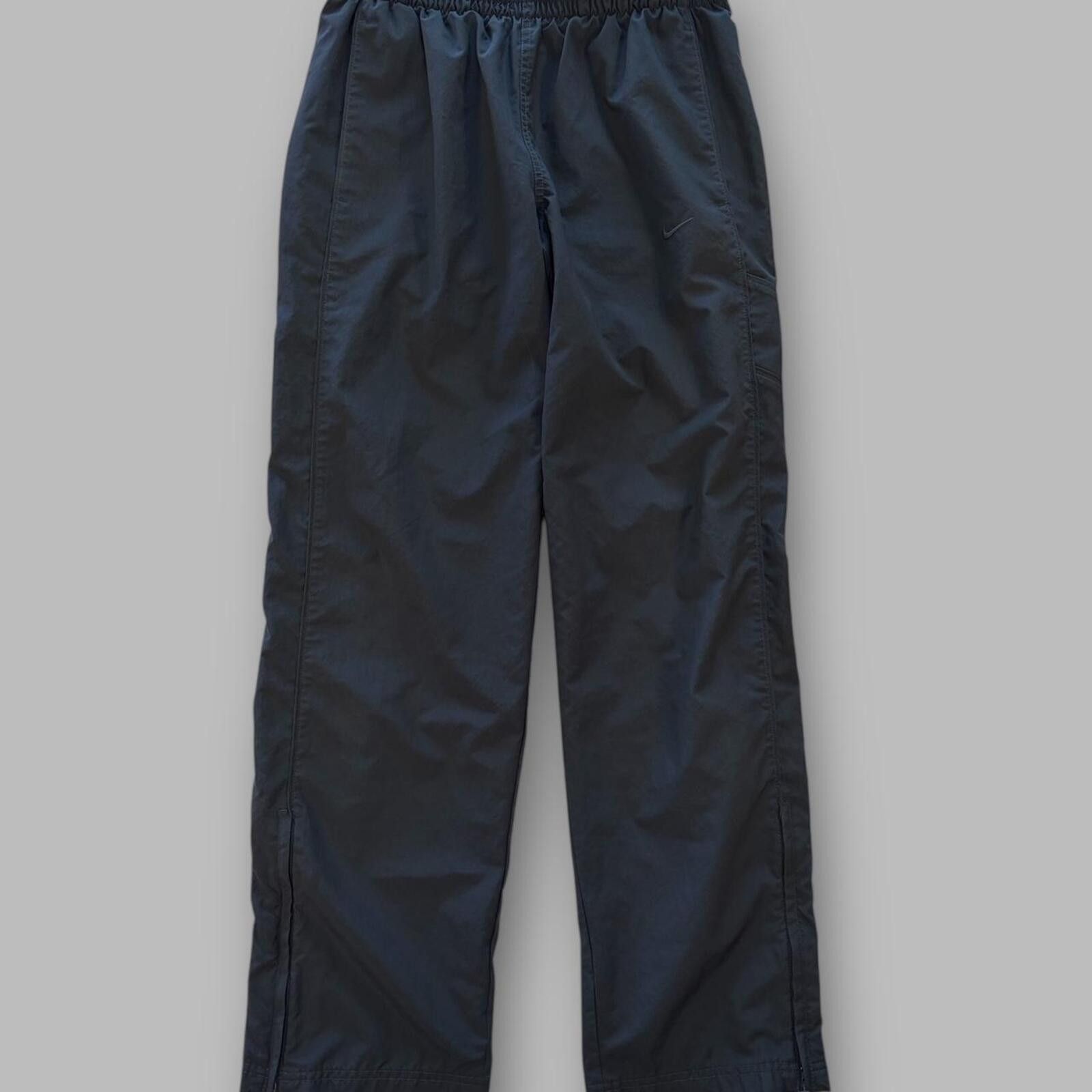 Nike Black Nike wide leg track pants Size US 32 / EU 48 - 1 Thumbnail