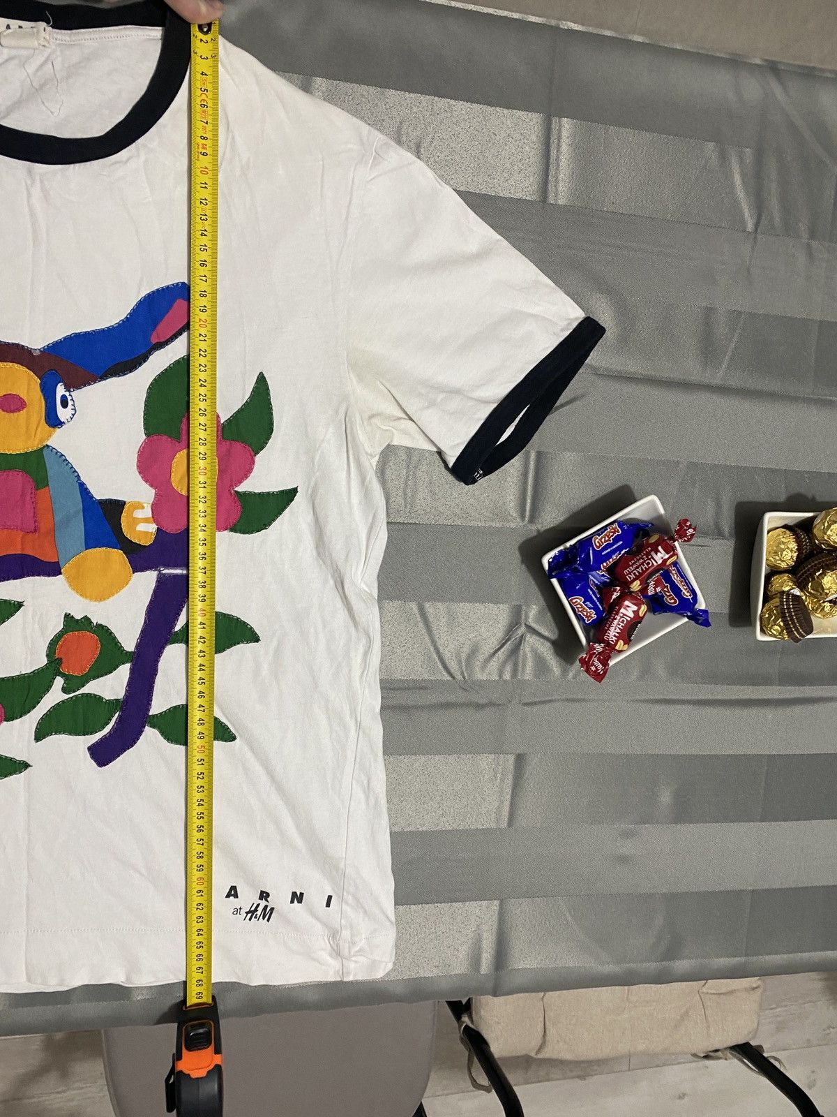 H&M × Marni Ultra rare marni x h&m trashed tee Size US M / EU 48-50 / 2 - 21 Thumbnail