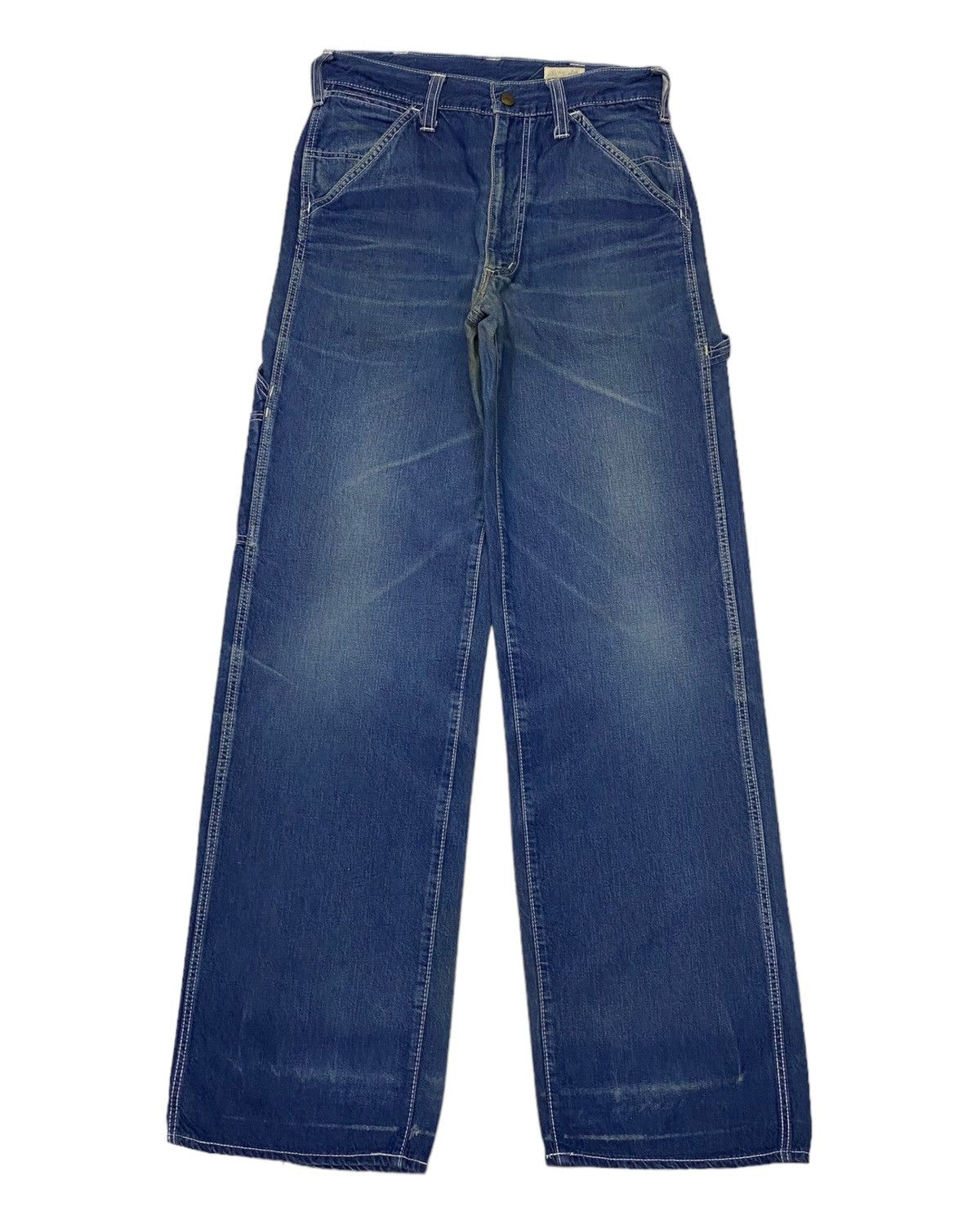 image of Vintage x Wrangler 80's Carpenter Denim Jeans Loose in Blue, Men's (Size 29)