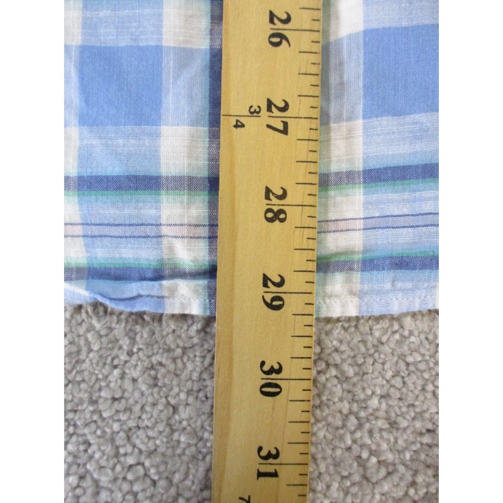 Vineyard Vines VINTAGE Vineyard Vines Whale Shirt Mens Small Plaid Button-Down Shirt Adult Small Blue White Cotton Slim Fit Mens Size US S / EU 44-46 / 1 - 7 Thumbnail