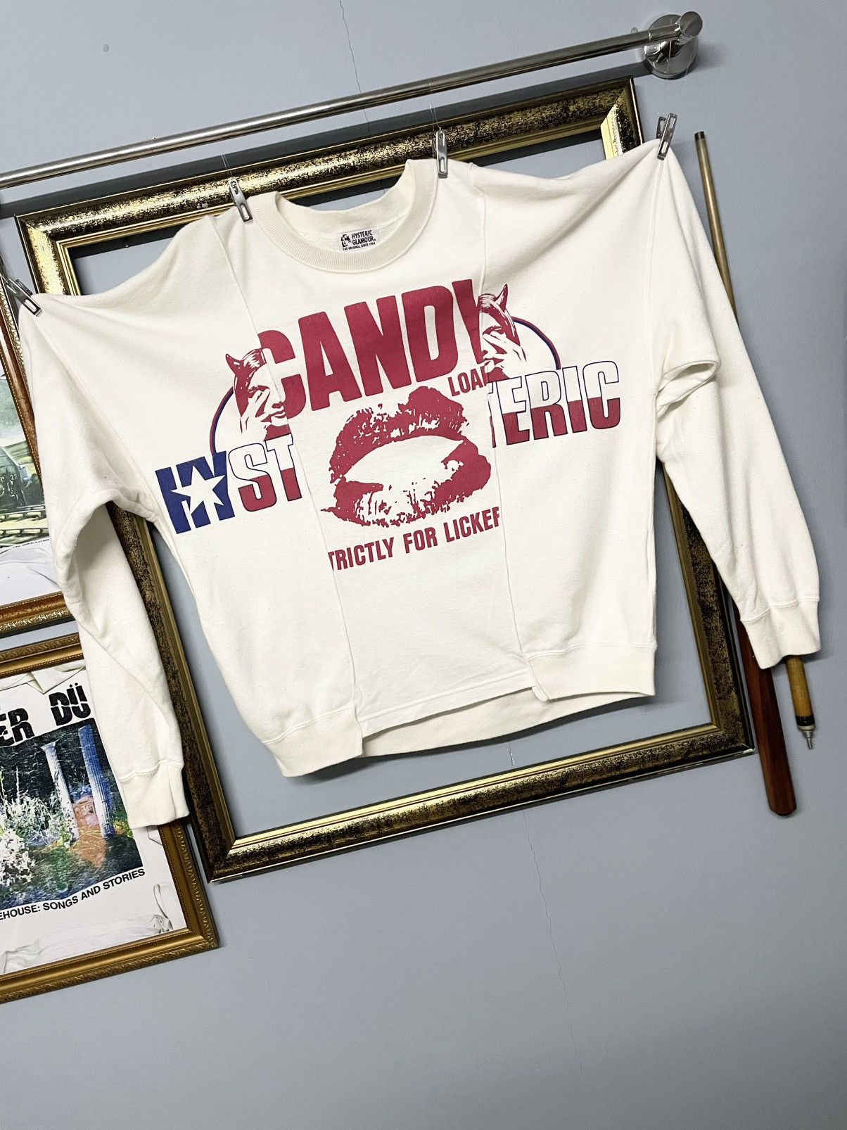 Hysteric Glamour Vintage Hysteric Glamour Candy Strickly Licker Rebuild Sweat Size US M / EU 48-50 / 2 - 2 Thumbnail