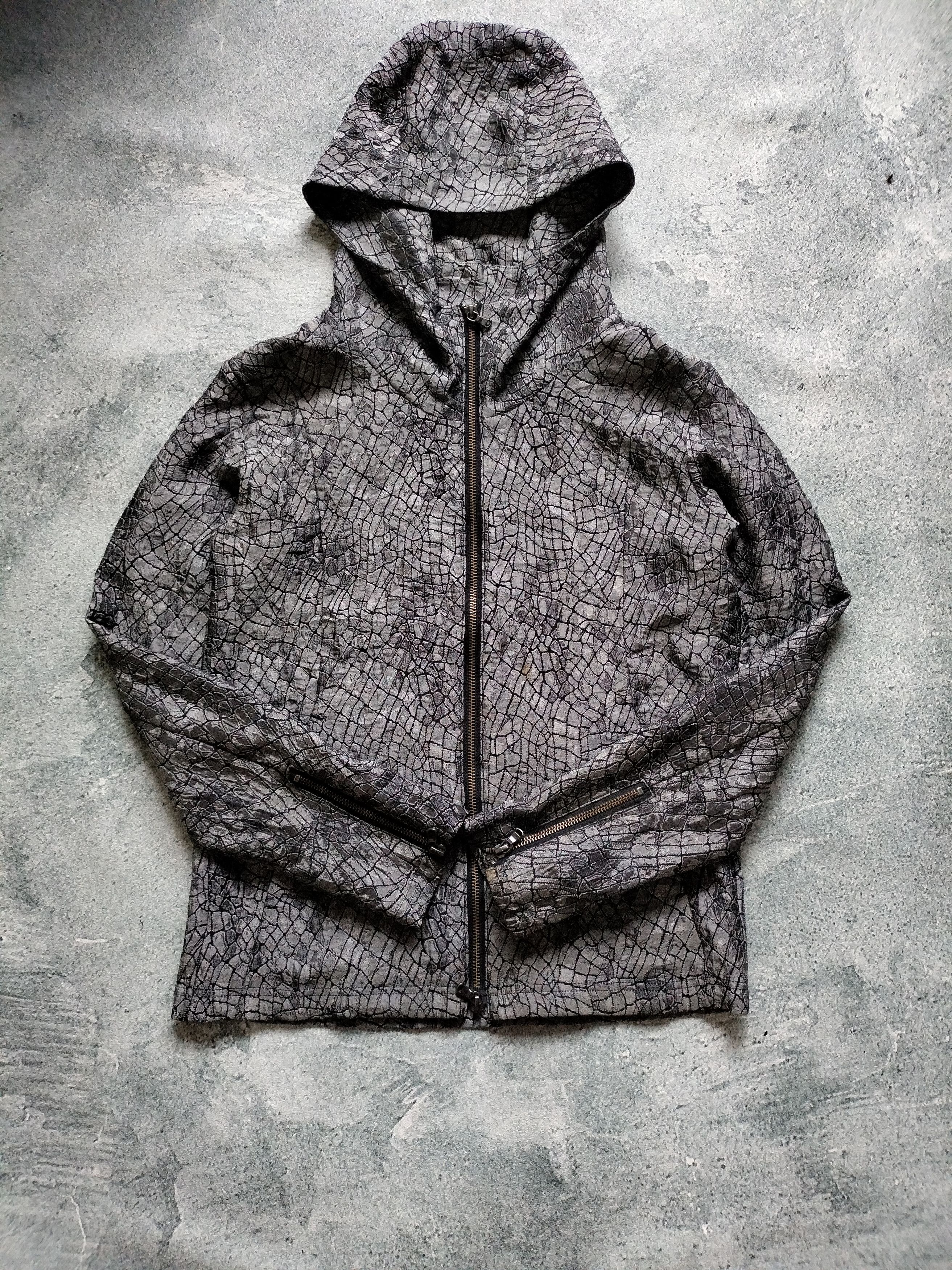 TORNADO MART zip design hoodie size M