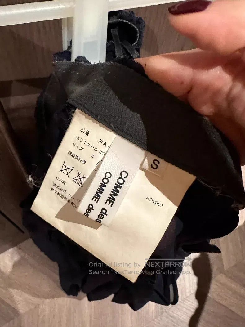 Comme des Garcons Comme Des Garcons size S Dark Blue Pleated Skirt Size 23" - 3 Thumbnail