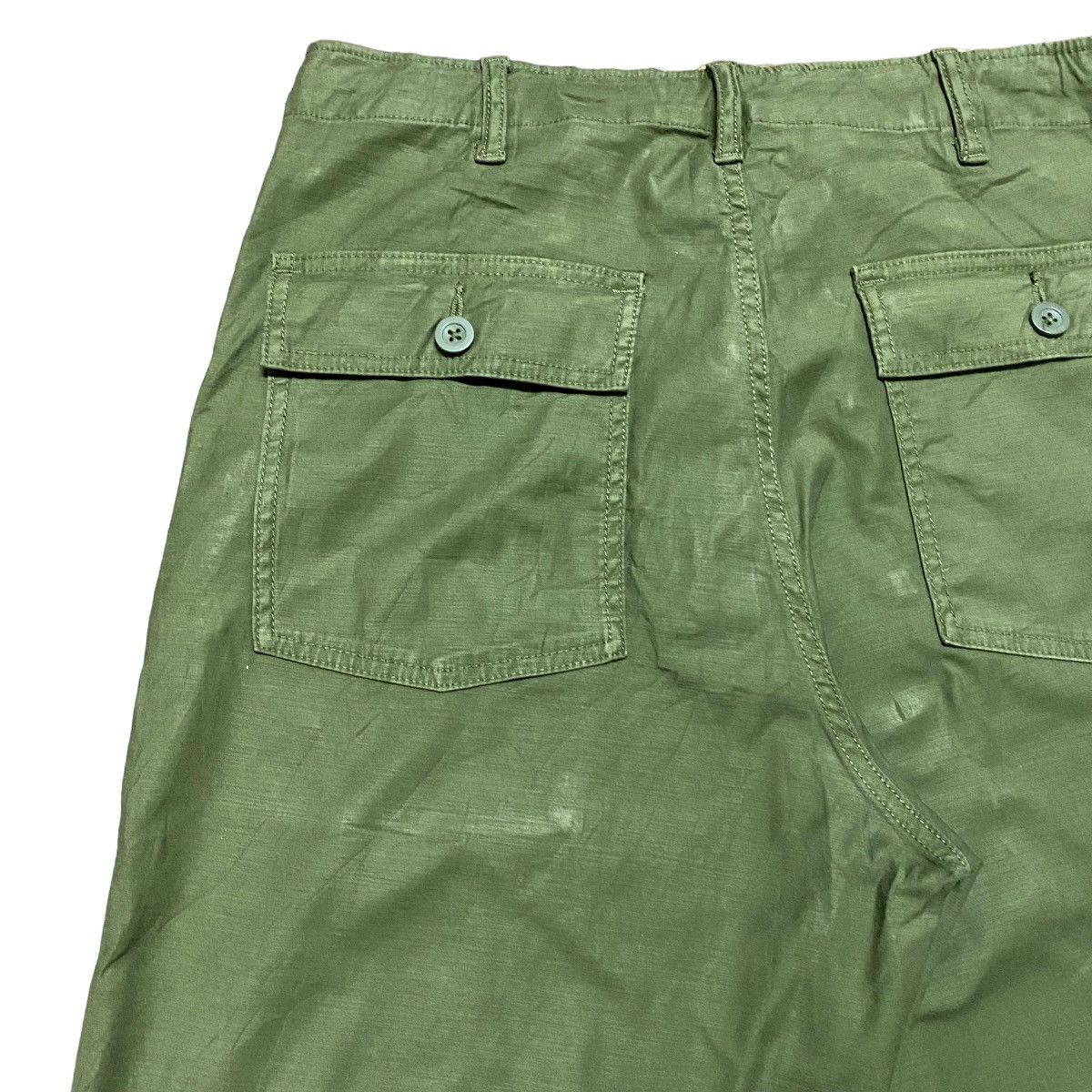 Japanese Brand Us Army Sateen Fatigue Pants Size US 32 / EU 48 - 10 Thumbnail