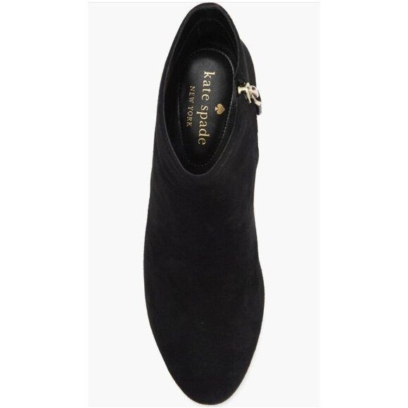 Kate Spade Kate Spade Womens Black Suede Taraji Faux Pearl Block Heel B Size US 8.5 / IT 38.5 - 10 Thumbnail
