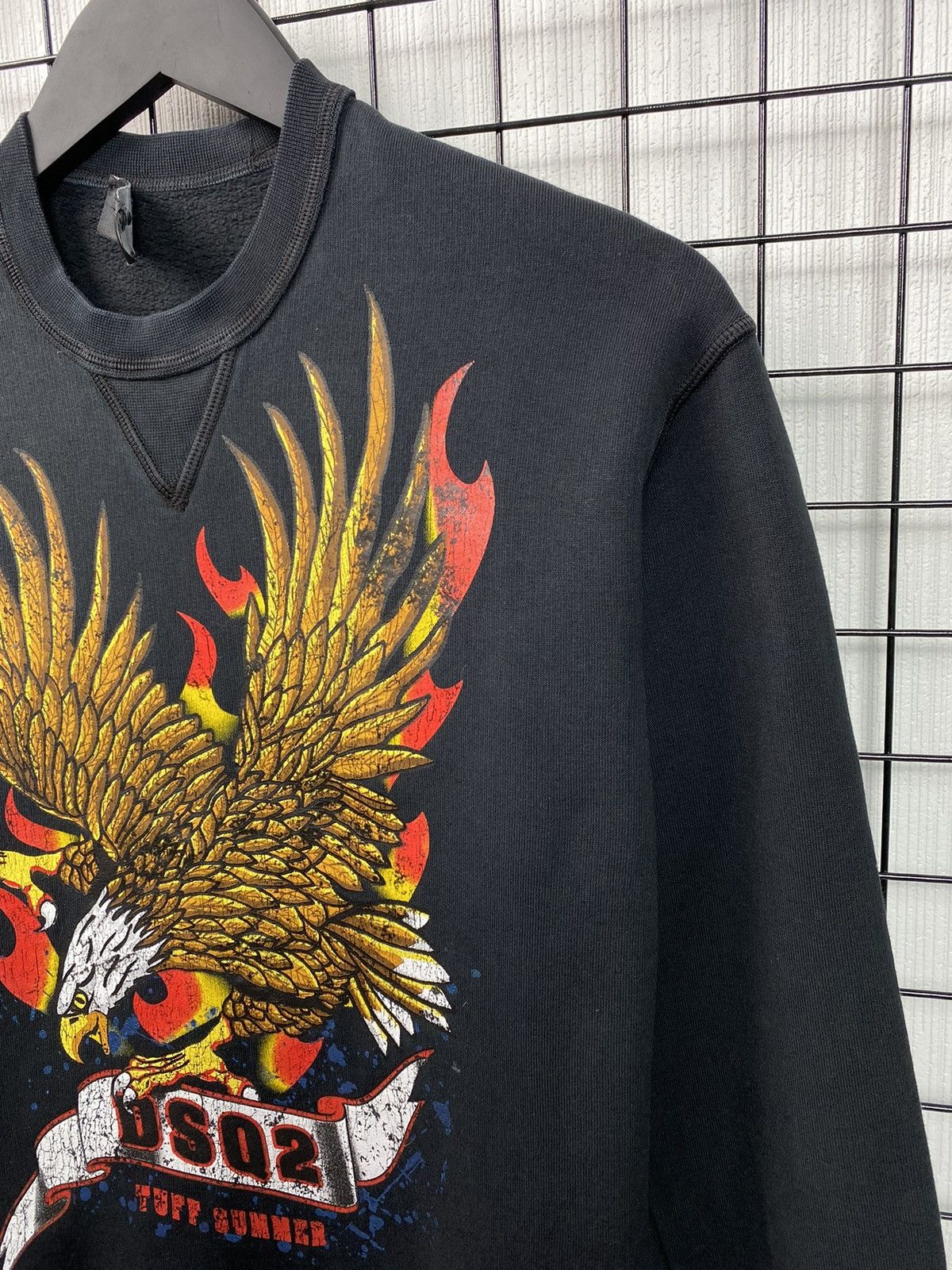 Dsquared2 Dsquared2 Big Logo Eagle Sweatshirt Luxury Men Black S size Size US S / EU 44-46 / 1 - 3 Thumbnail