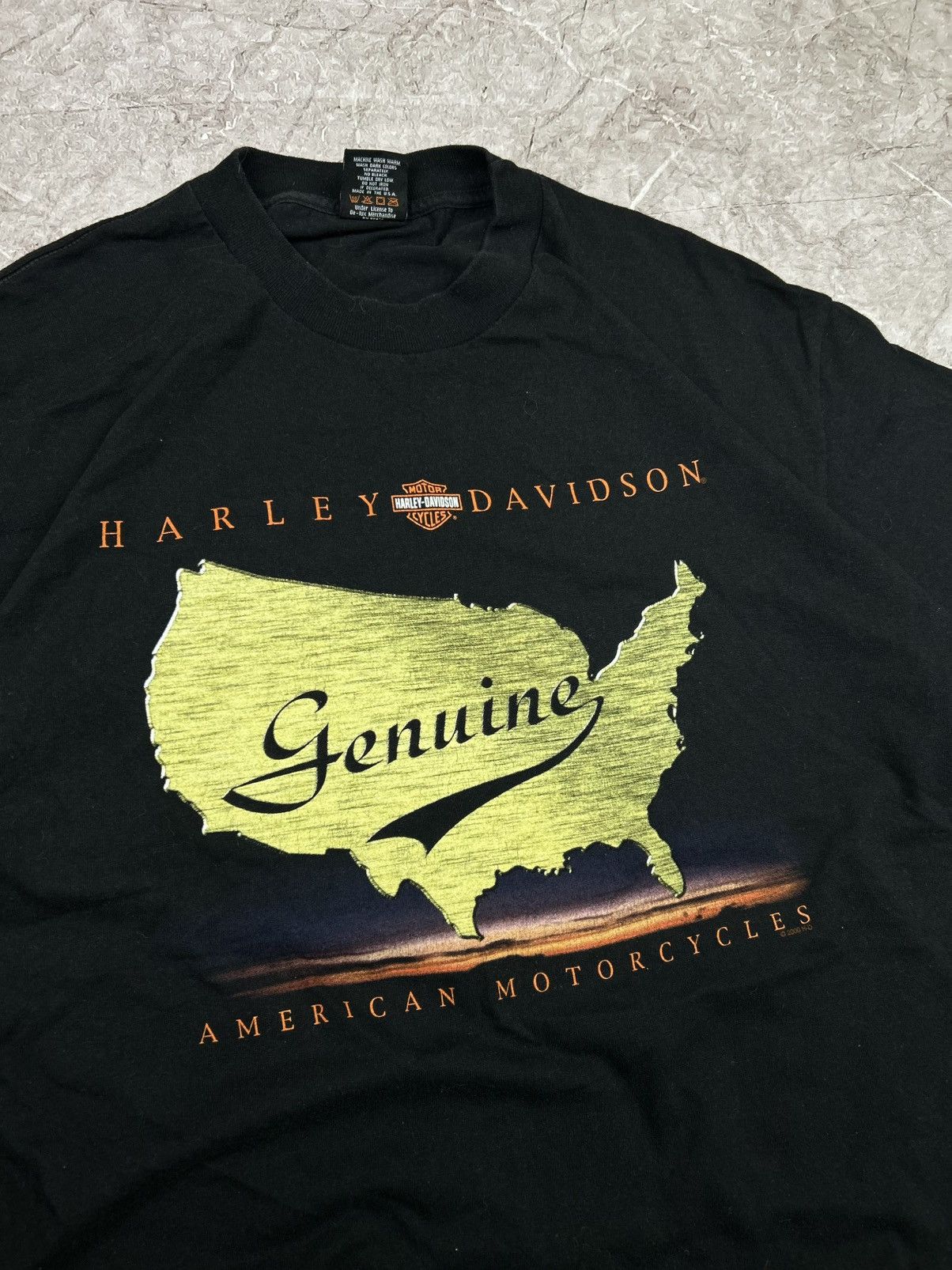 Harley Davidson × Vintage Vintage Harley Davidson 2000 Made in USA T- Shirt Size US XL / EU 56 / 4 - 6 Thumbnail