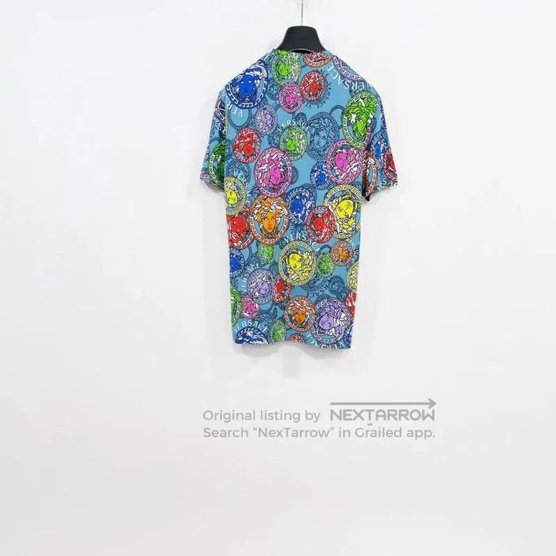Versace Versace Colorful Summer Cotton Short Sleeve T-Shirt . Size US S / EU 44-46 / 1 - 2 Thumbnail