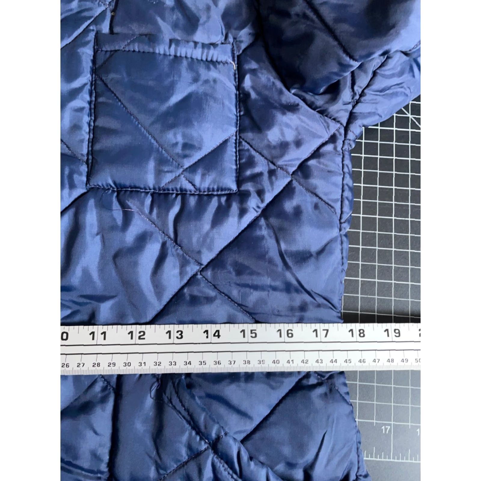 Vintage VINTAGE Marshall Jacket 60s Gamemaster Quilted Short Bomber Jacket Blue Snap Button Men Small Size US S / EU 44-46 / 1 - 7 Thumbnail