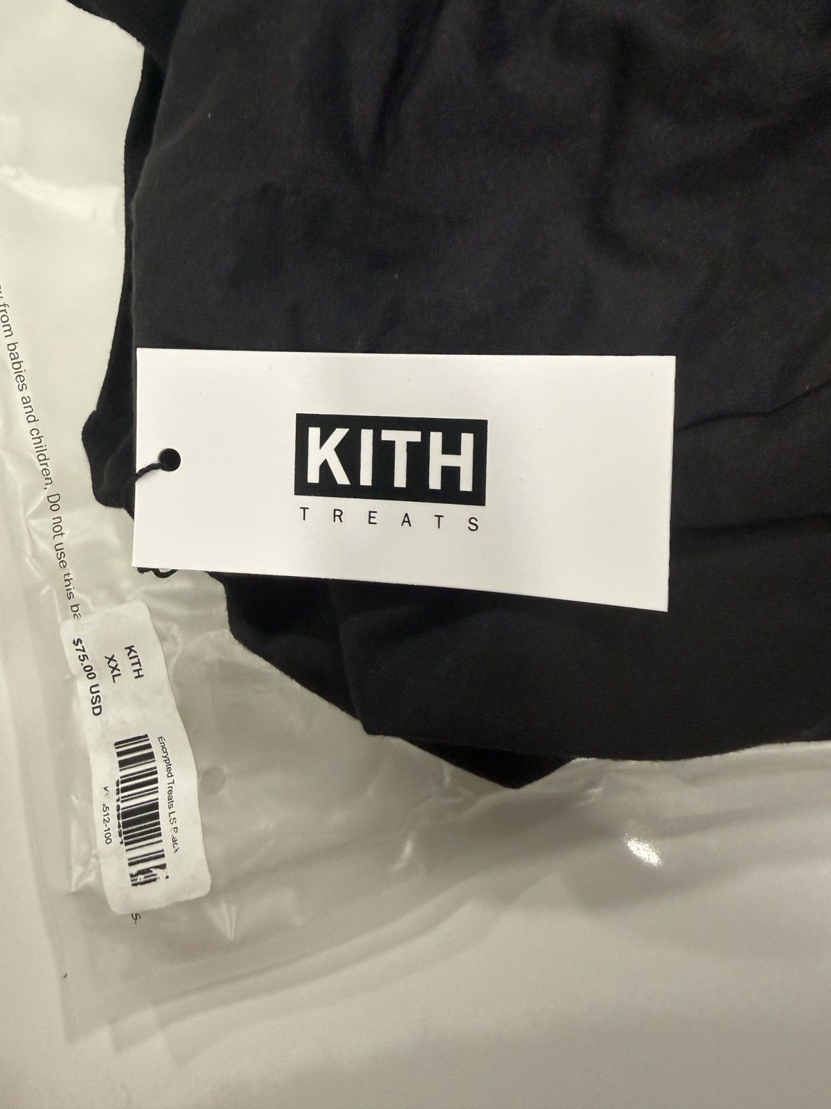 Kith Kith Treats L/S Encrypted Black Size XXL FW18 Size US XXL / EU 58 / 5 - 6 Thumbnail