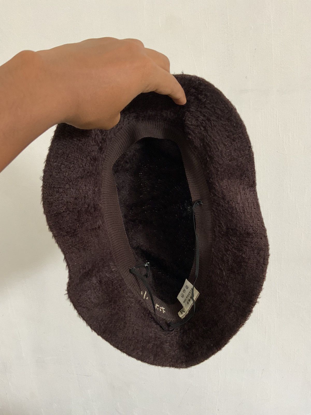 Japanese Brand Mohair Fur Brown Outdoor Bucket Hat Cap Size ONE SIZE - 7 Thumbnail