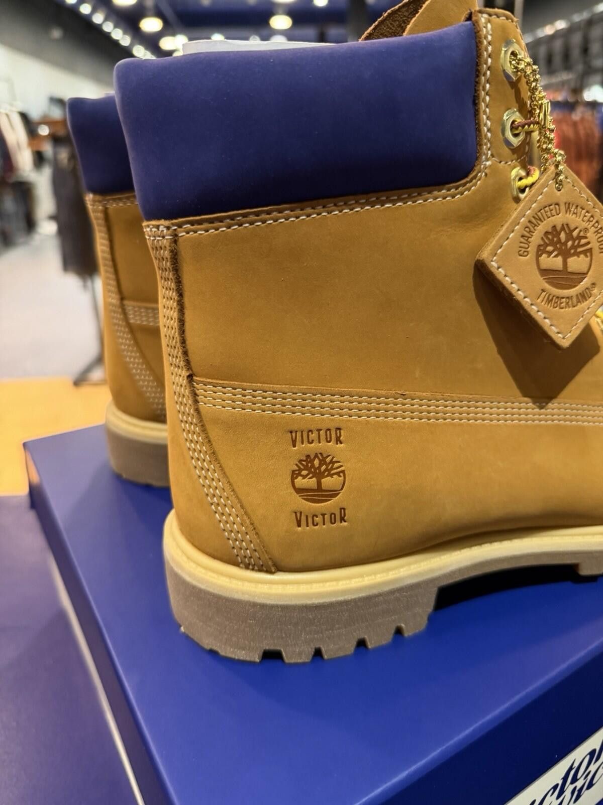 Timberland Victor Victor Timberland Boots Wheat/Navy (Size: 11) Men's Size US 11 / EU 44 - 5 Thumbnail