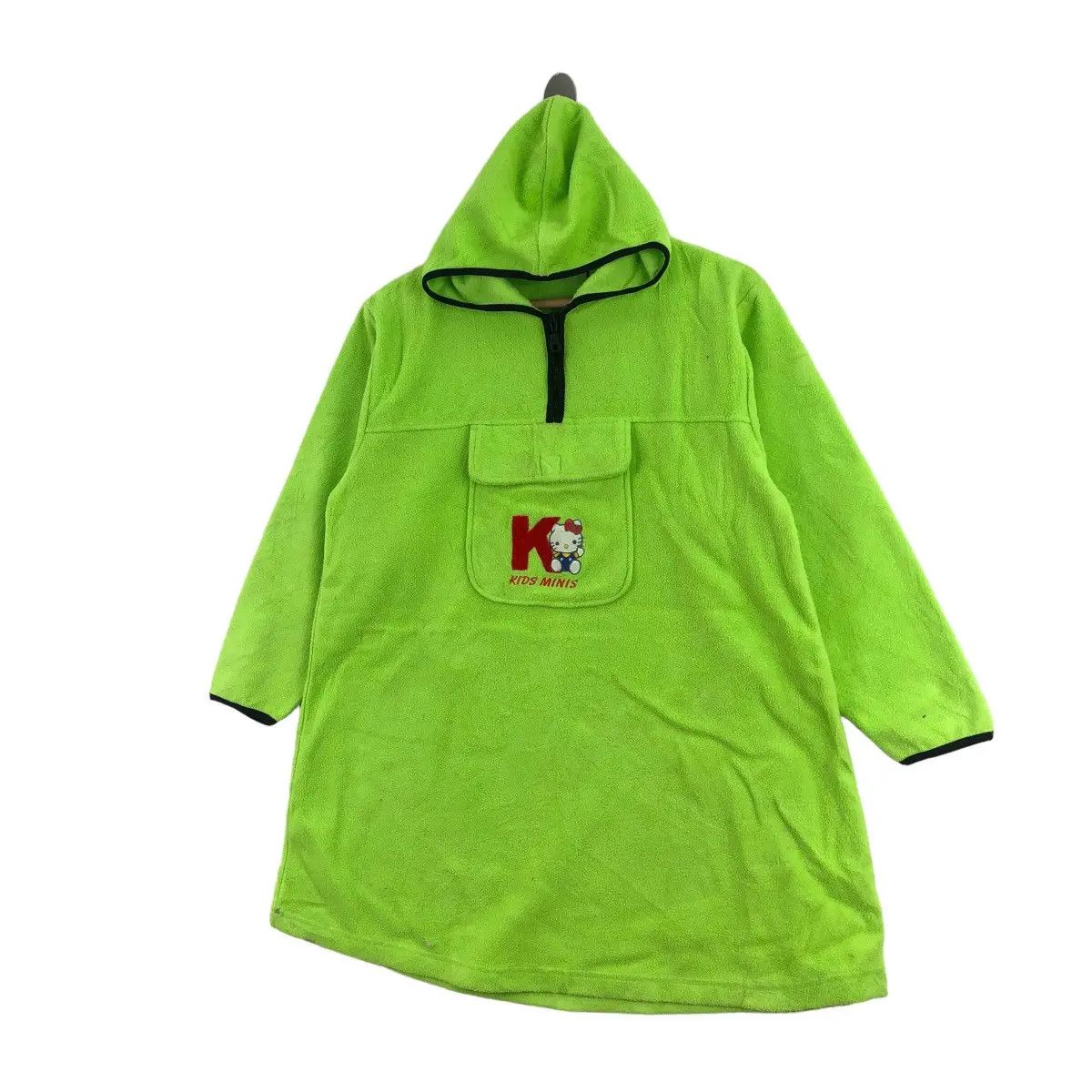 Vintage Vtg HELLO KITTY JAPAN Anime Cartoon Anorak Hoodie Jacket Size XL / US 12-14 / IT 48-50 - 3 Thumbnail
