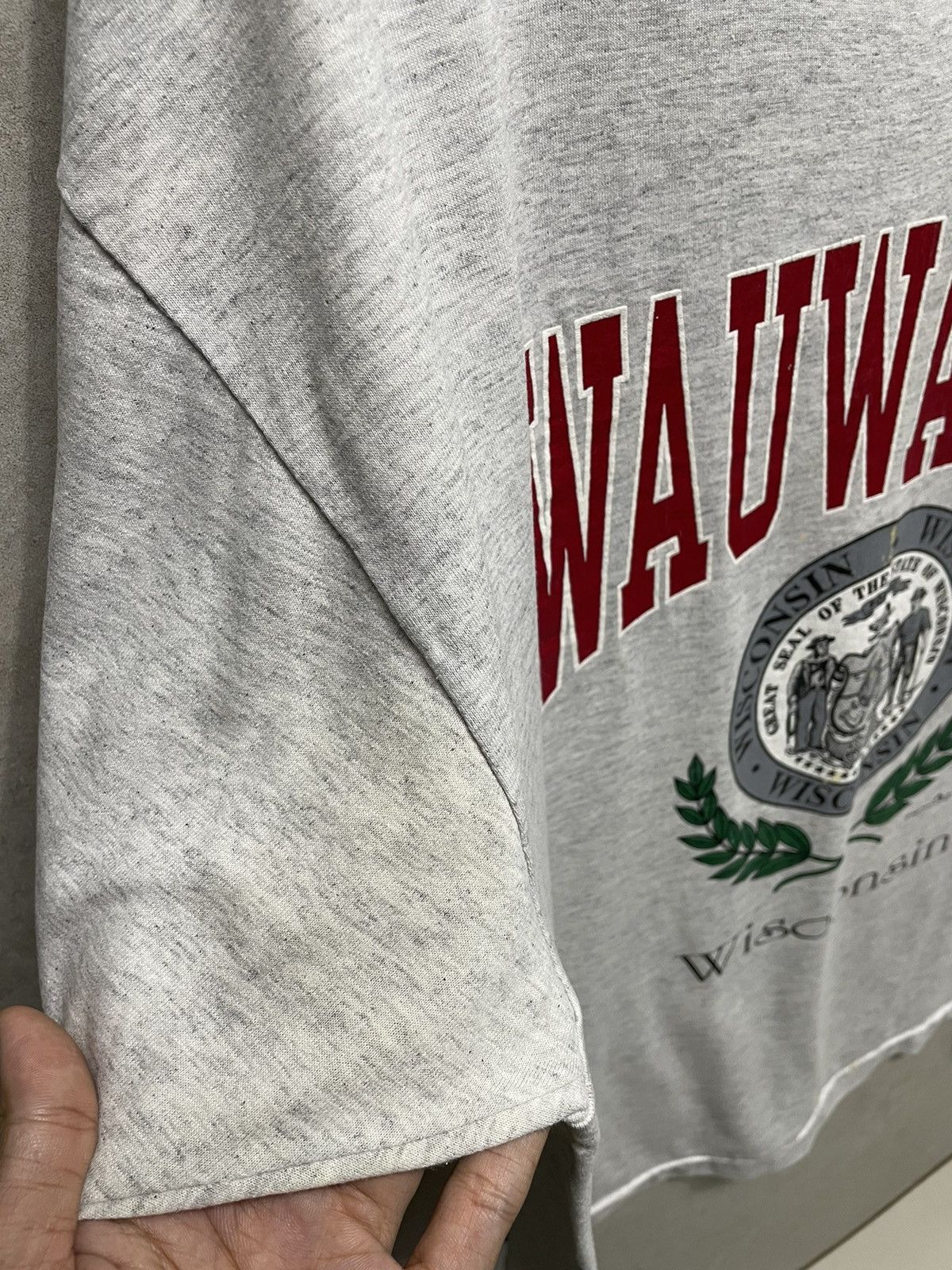 Vintage Vintage 90s Waumatosa Wisconsin Tee Size US XL / EU 56 / 4 - 4 Thumbnail