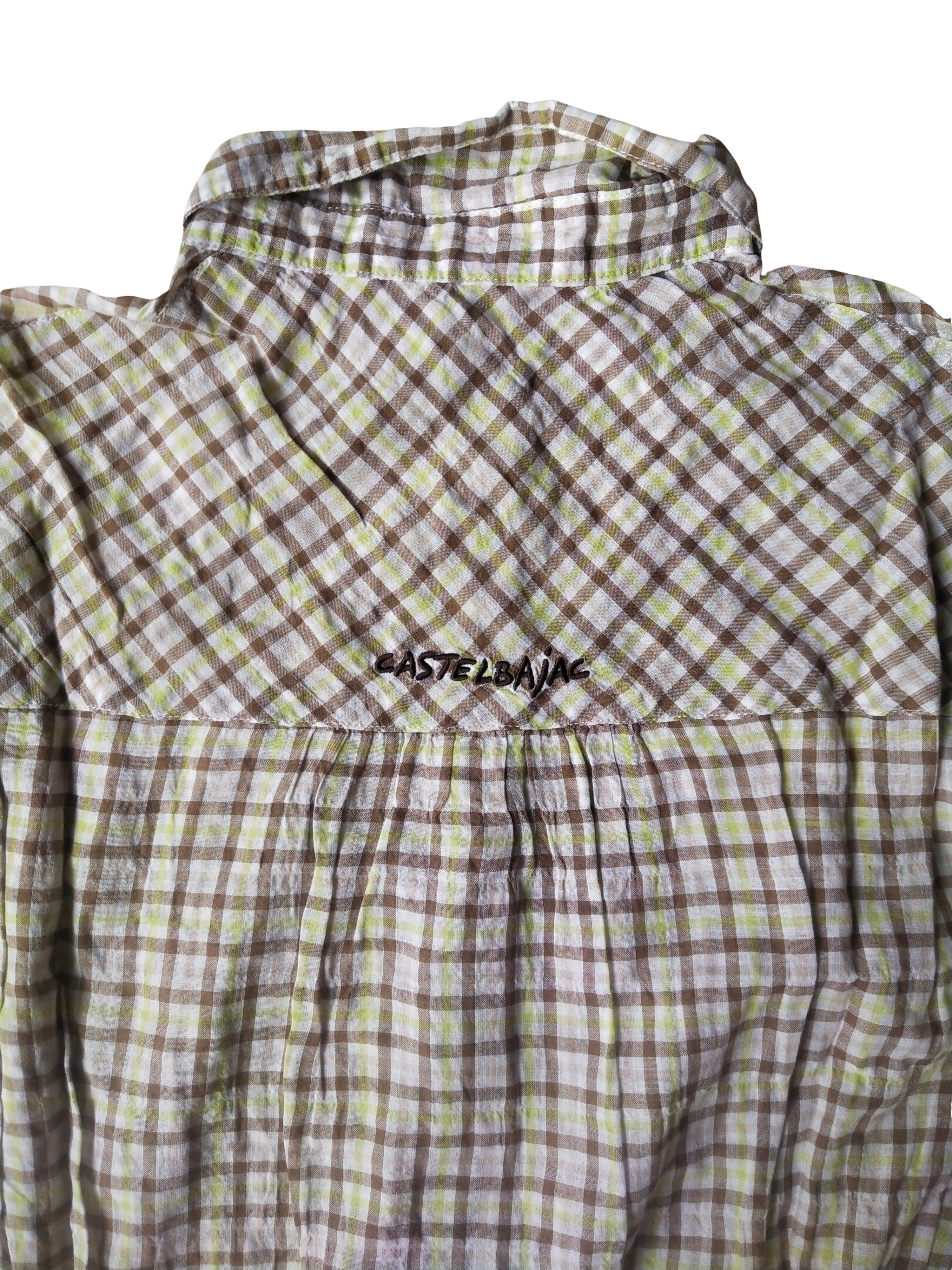 Jean Charles De Castelbajac JC de Castelbajac Gingham Crinkle Tunic Shirt Cottagecore Size M / US 6-8 / IT 42-44 - 7 Thumbnail
