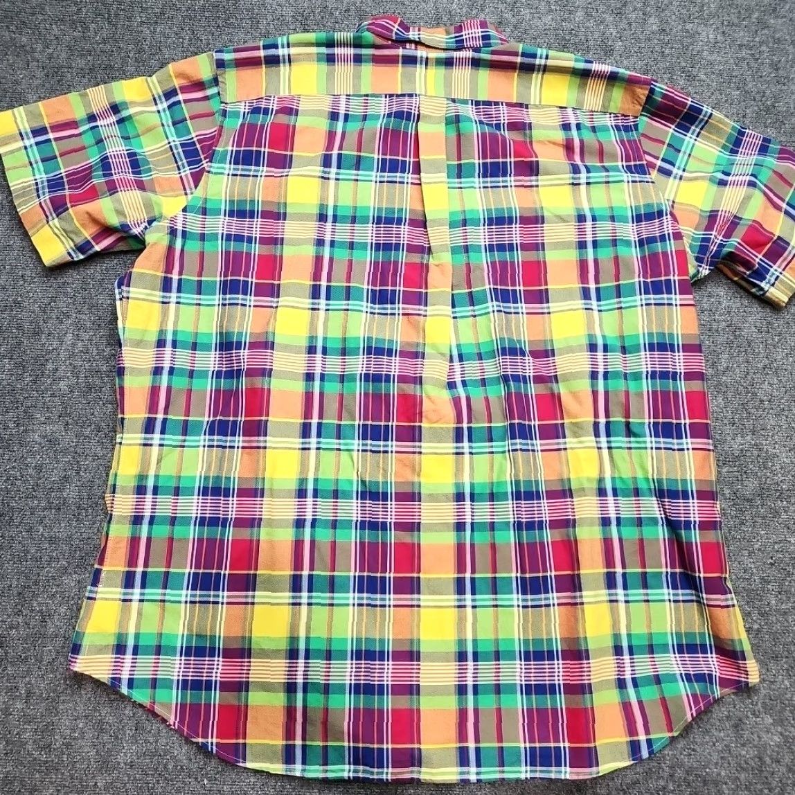 Polo Ralph Lauren Polo Ralph Lauren Shirt Men 3XLT Big Classic Button-Up Plaid Madras Performance Button-Down Multicolor Plaid Classic Preppy All Seasons Size US XXL / EU 58 / 5 - 5 Thumbnail