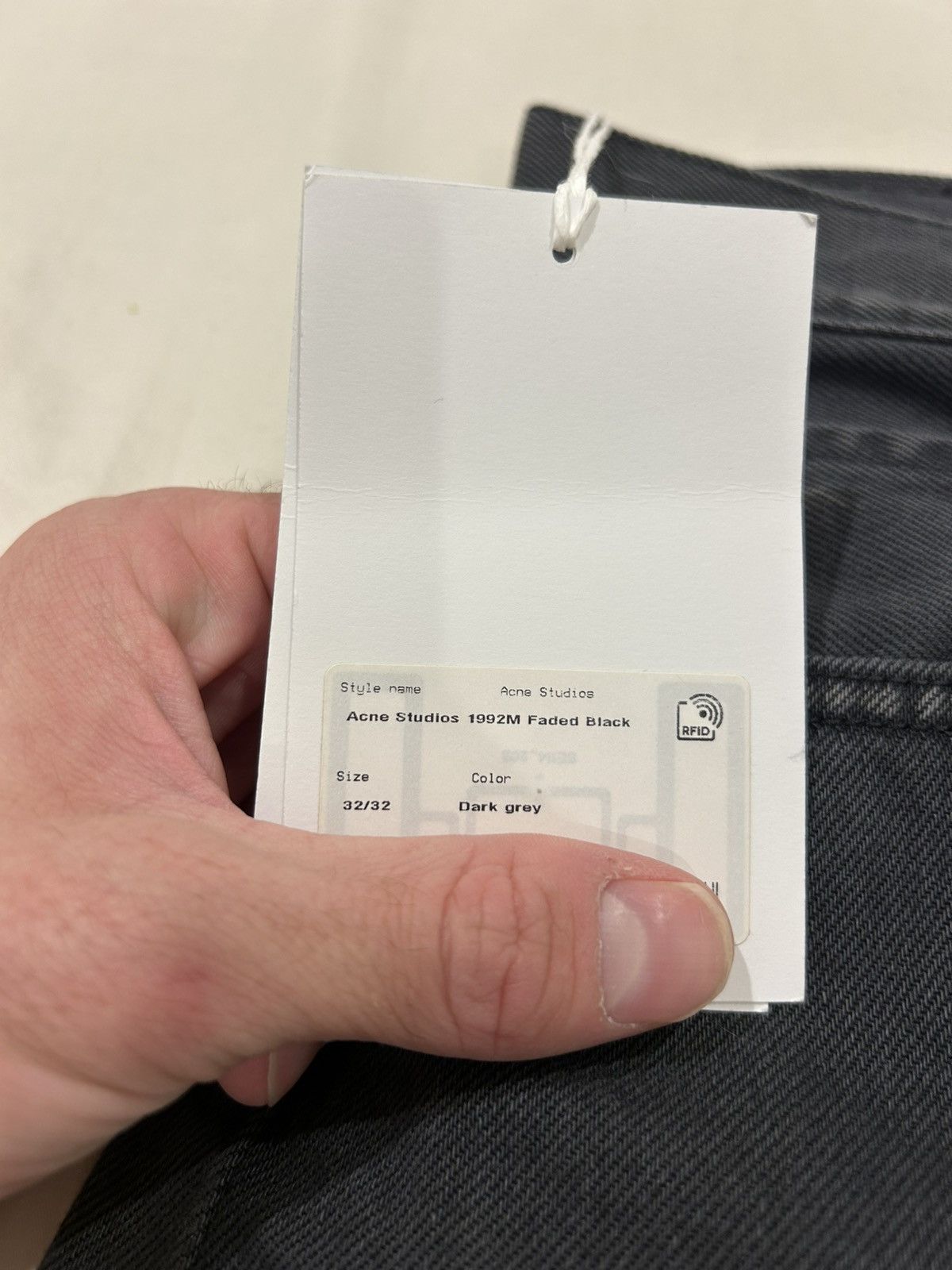 Acne Studios Acne Studios 1992M Wide Leg - Size 32 Size US 32 / EU 48 - 2 Thumbnail