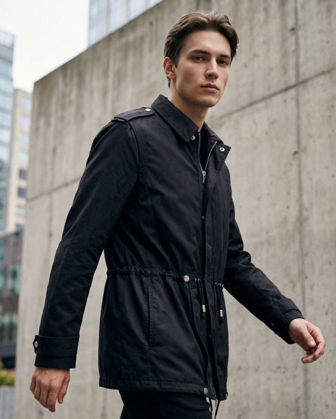 Dior Dior Homme Trench Coat Jacket Size US M / EU 48-50 / 2 - 2 Thumbnail