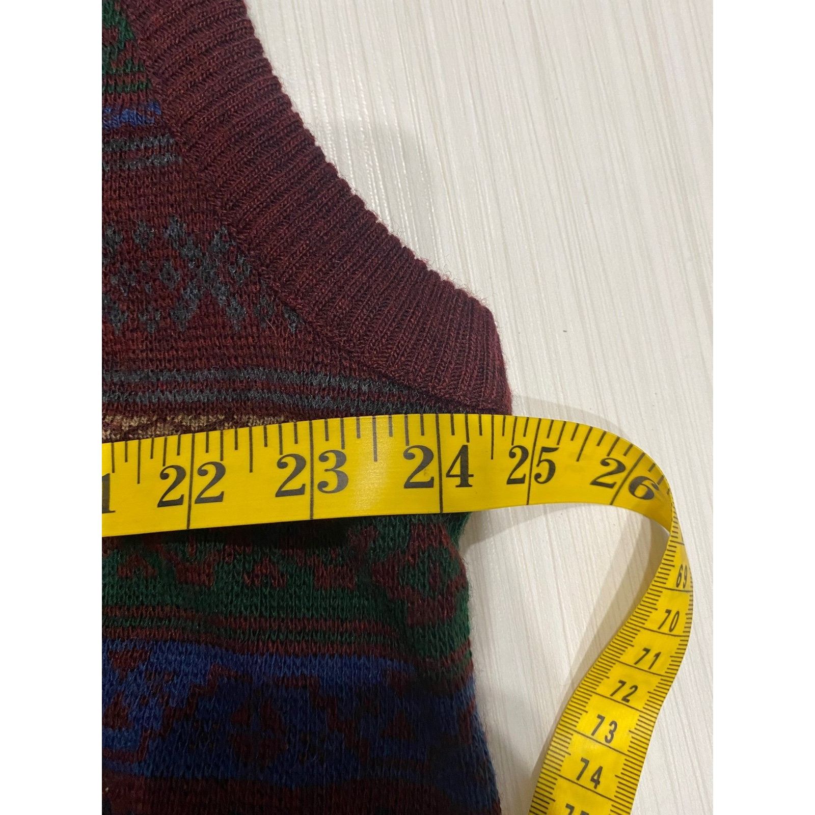 Murano Vtg Murano Button Sweater Vest X-Large Plaid Wool Blend Gree Size US XL / EU 56 / 4 - 5 Thumbnail