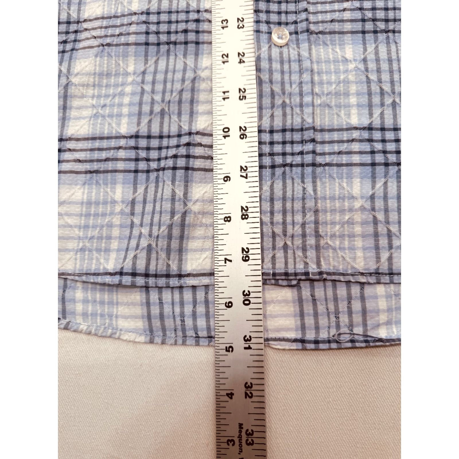 BUGATCHI VINTAGE Bugatchi Long Sleeve Button Up Mens Large Check Shirt Reversible Cuffs 2909 Size US L / EU 52-54 / 3 - 7 Thumbnail