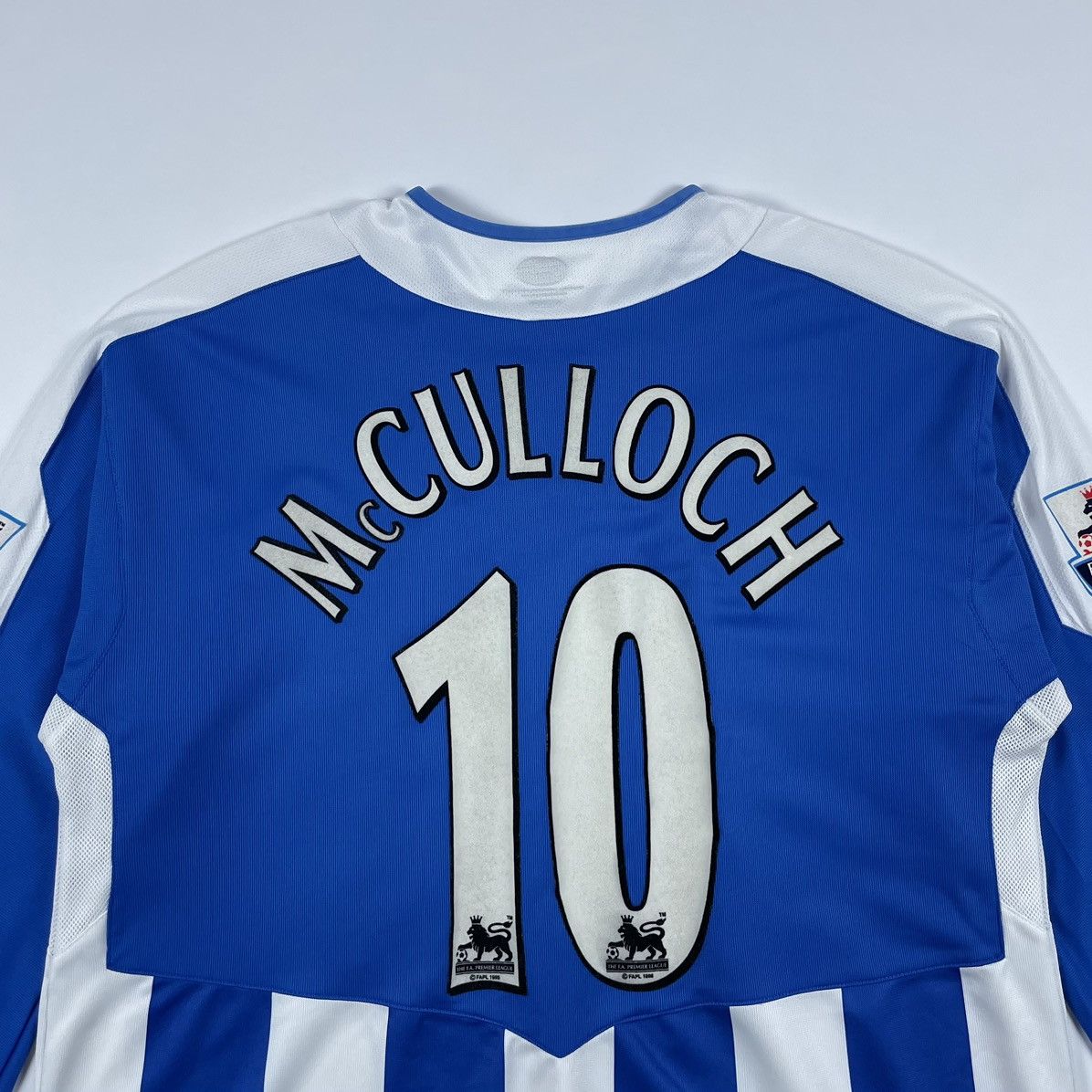 Vintage Wigan Athletic JJB Lee Henry McCulloch #11 Soccer Longsleev Size US XL / EU 56 / 4 - 16 Thumbnail