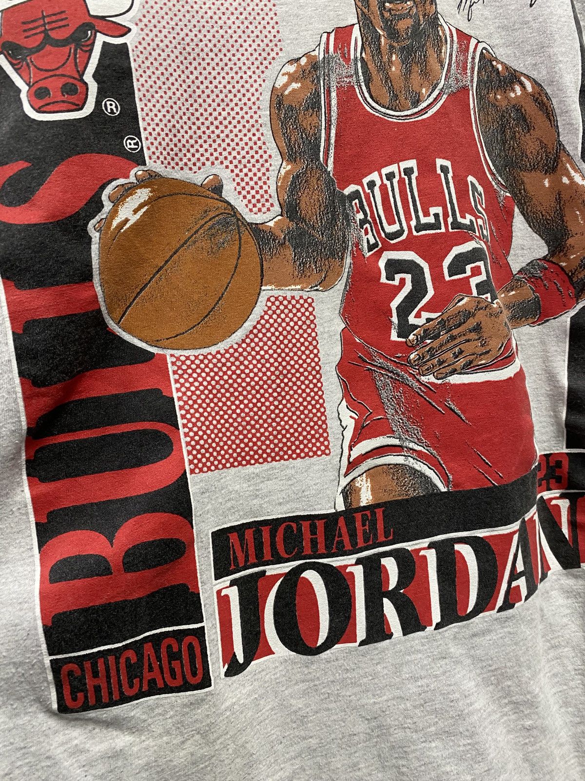 Nutmeg × Vintage Vintage 90’s Chicago Bulls Michael Jordan Shirt Adult Large Size US L / EU 52-54 / 3 - 7 Thumbnail